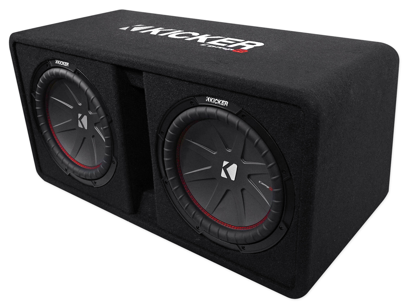 Buy Kicker 43DCWR122 COMPR12 2000W Dual 12" Car Subwoofers+Vented Sub Box Enclosure in Inwood