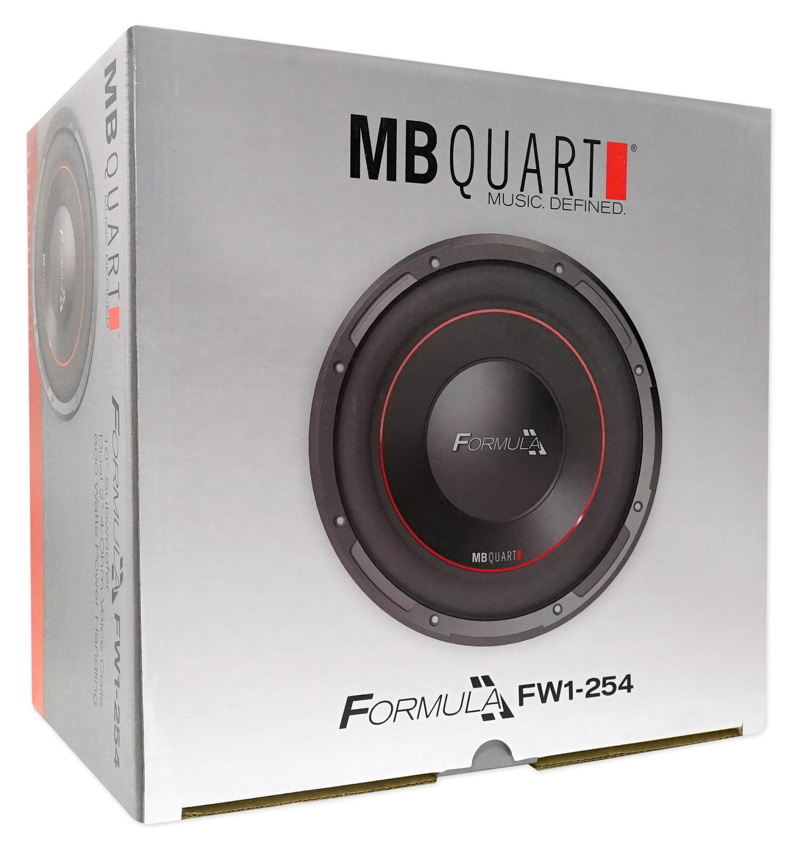 MB QUART FW1 254 10 600 Watt Car Audio Subwoofer DVC 4 Ohm Sub