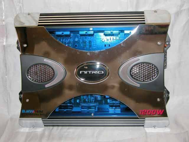 Nitro bmw 484 1200w 2 channel mosfet bridgeable amplifier #3