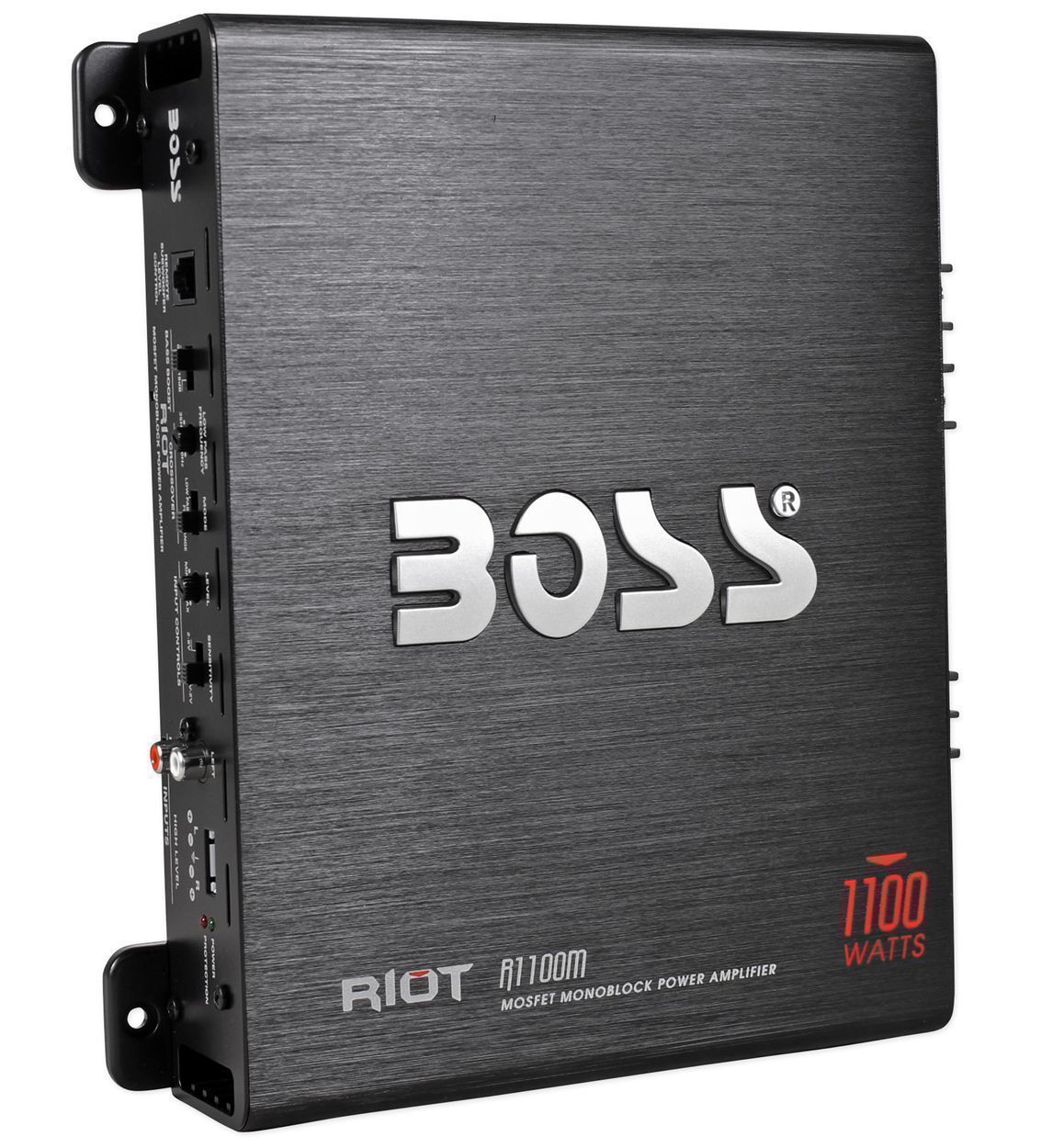 Boss Riot R1100M 1100 Watt Mono Car Audio Power Amplifier Amp + Sub