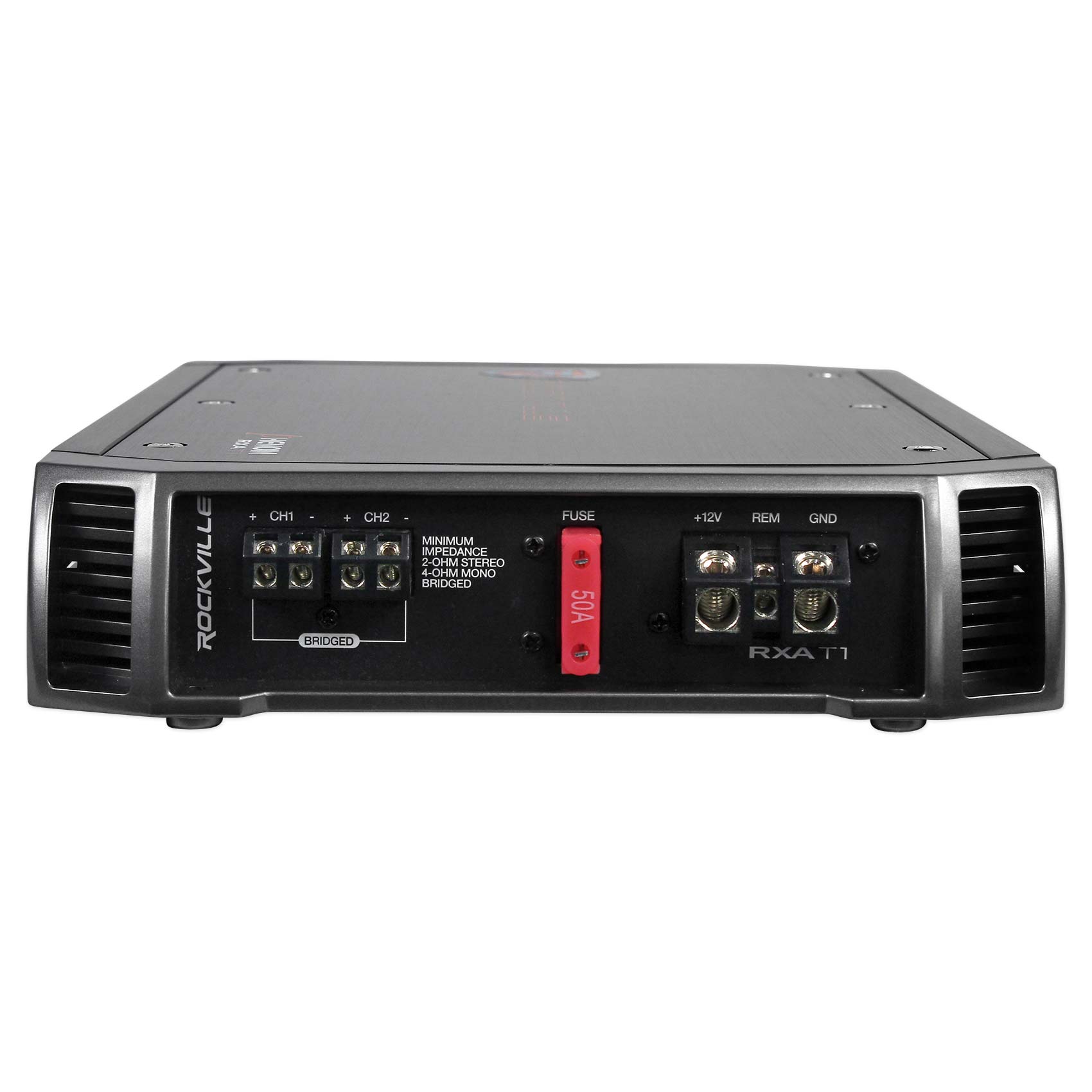 Rockville RXAT1 1500 Watt Peak/375w RMS 2 Channel Amplifier Car Stereo