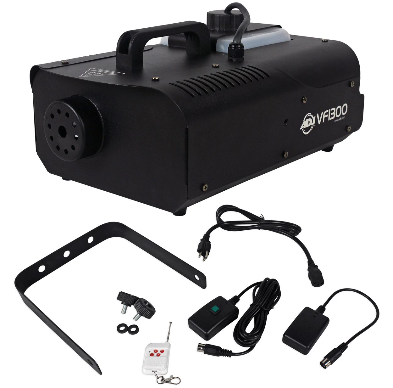 New American DJ VF1300 1300 Watt Fog Machine w/ Remote Control+Gal. of