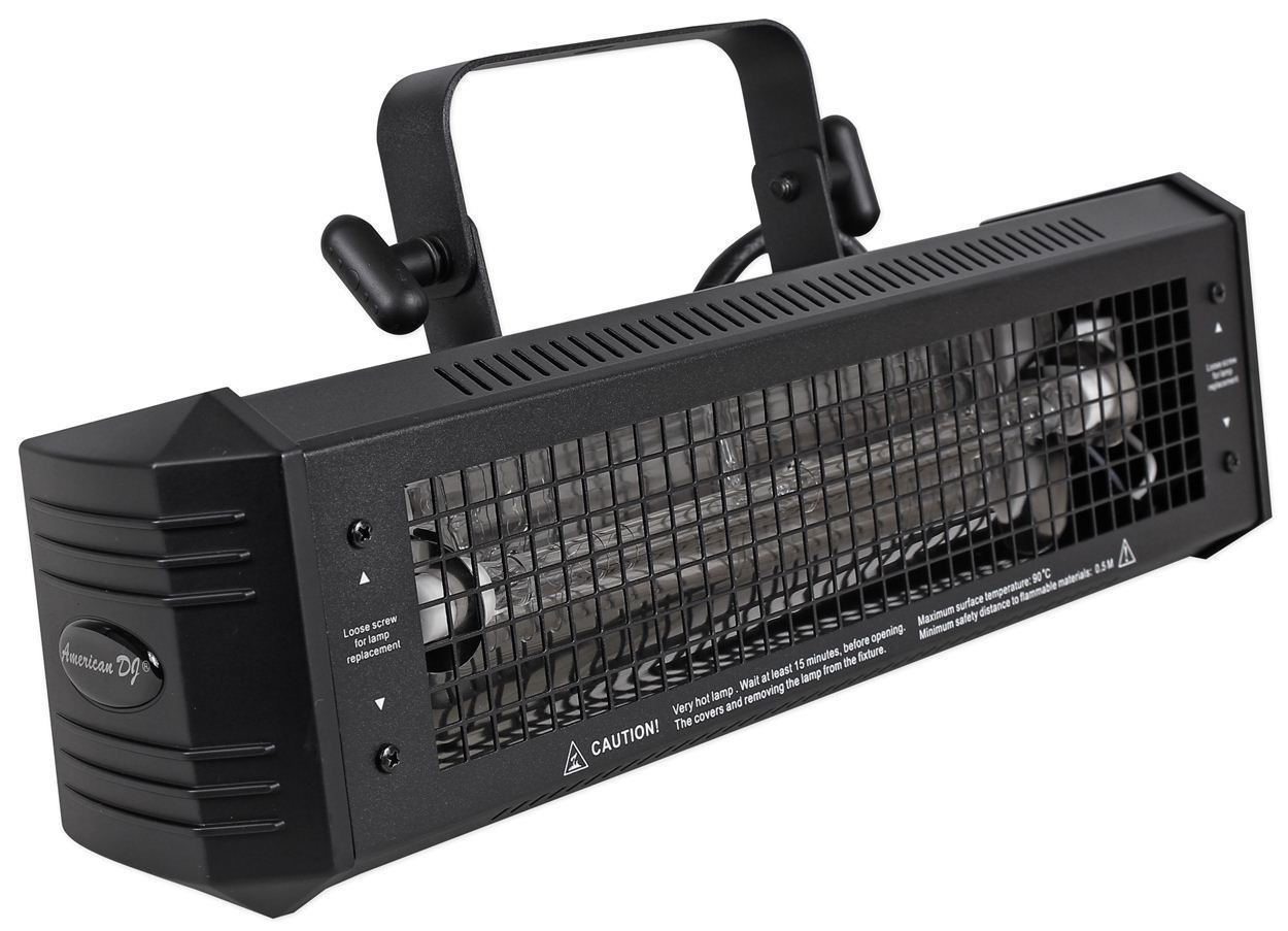 American DJ MEGA Flash DMX 800W compatto + luce stroboscopica mini