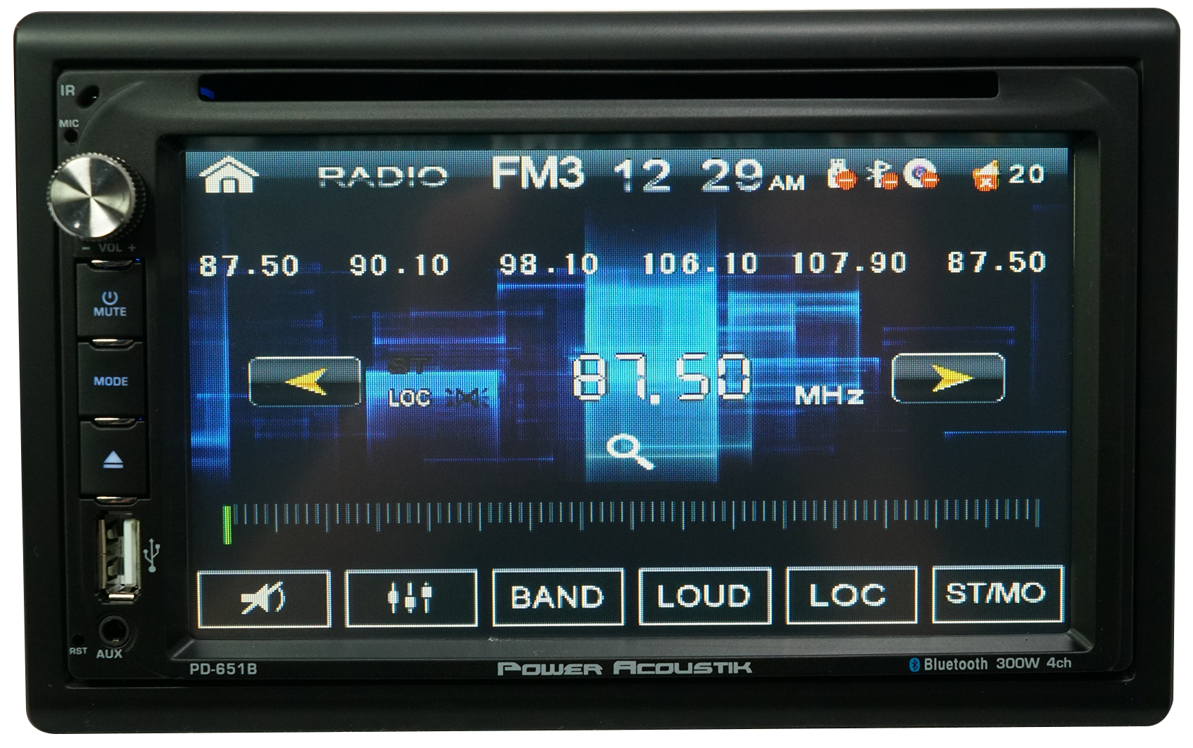 Power Acoustik PD651B 6.5" DVD/CD In Dash Car Monitor Receiver