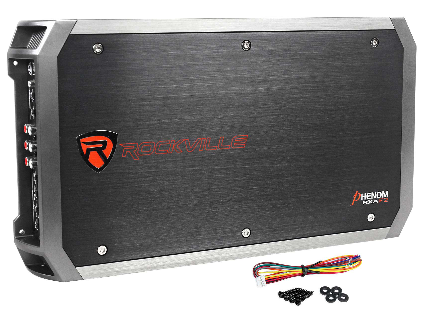 Rockville RXA-F2 2400 Watt Peak / 600w RMS 4 Channel Amplifier Car