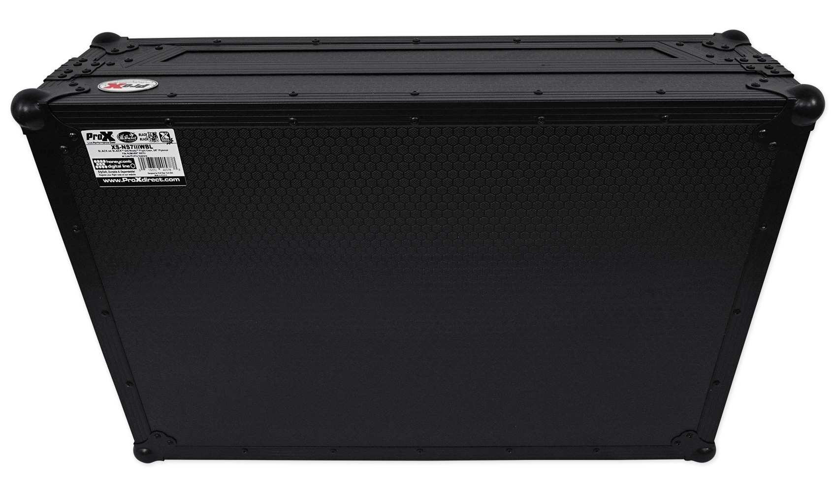 Pro X XSNS7IIIWBL Travel Flight Case w/ Wheels 4 Numark NS7III / NS7