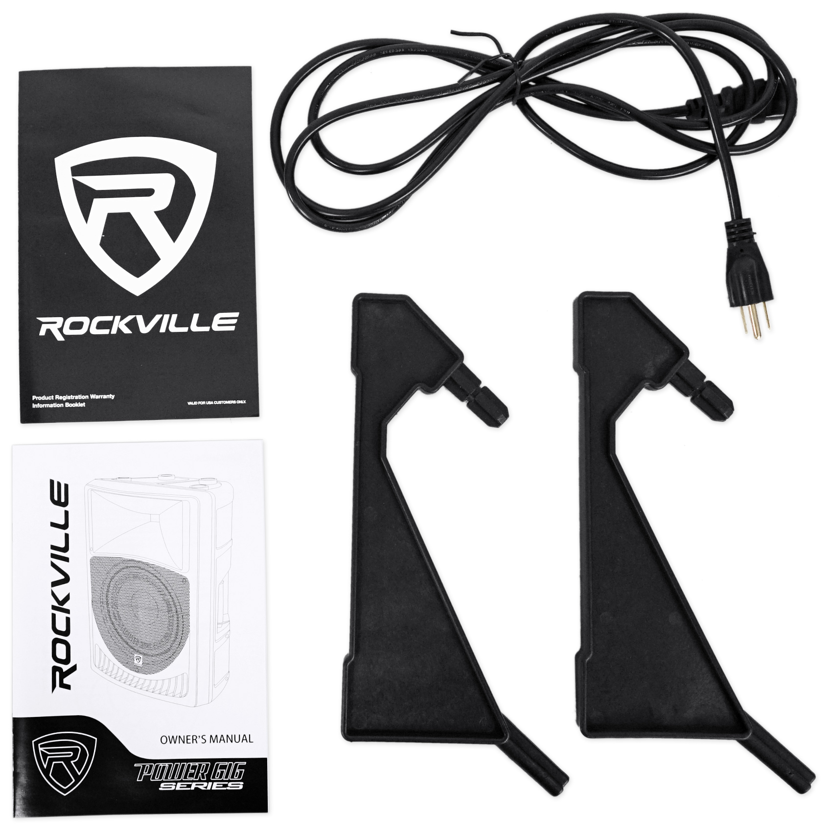 Rockville RPG15 15" Professional Powered Active 1,000 Watt 2-Way DJ PA