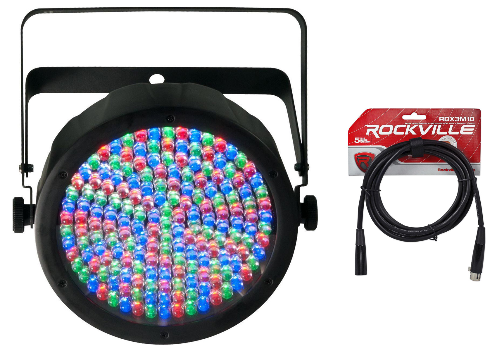 Chauvet SlimPAR 64 Compact DMX LED Wash Light + FREE 10FT Cable | eBay