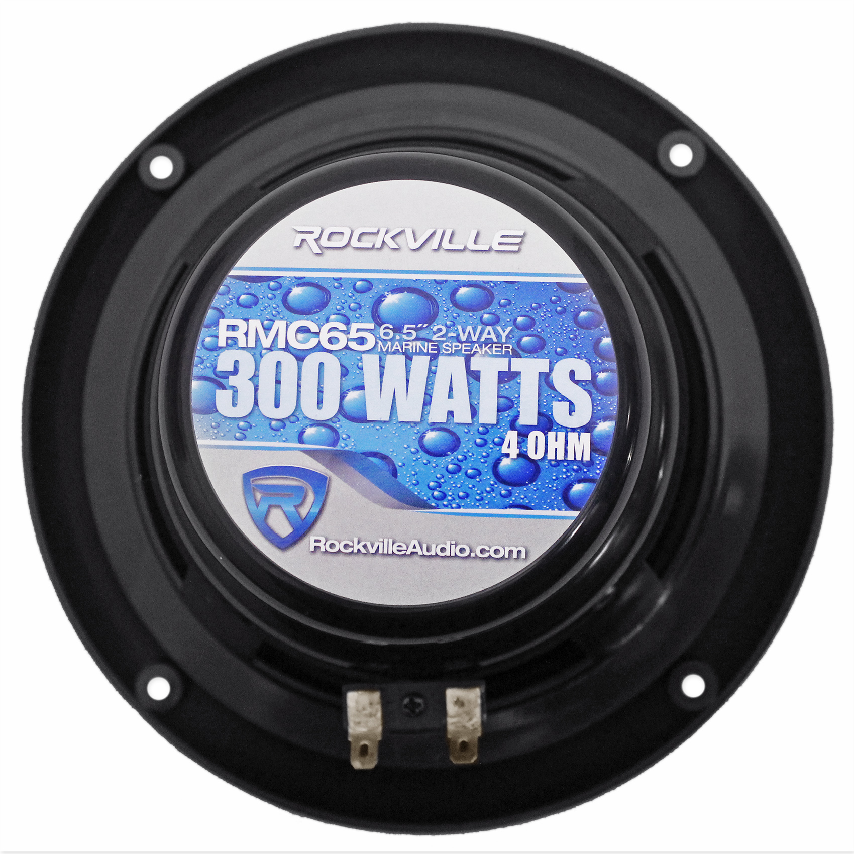 (4) Rockville RMC65B 6.5" 1200 Watt Waterproof Marine Boat Speakers 2