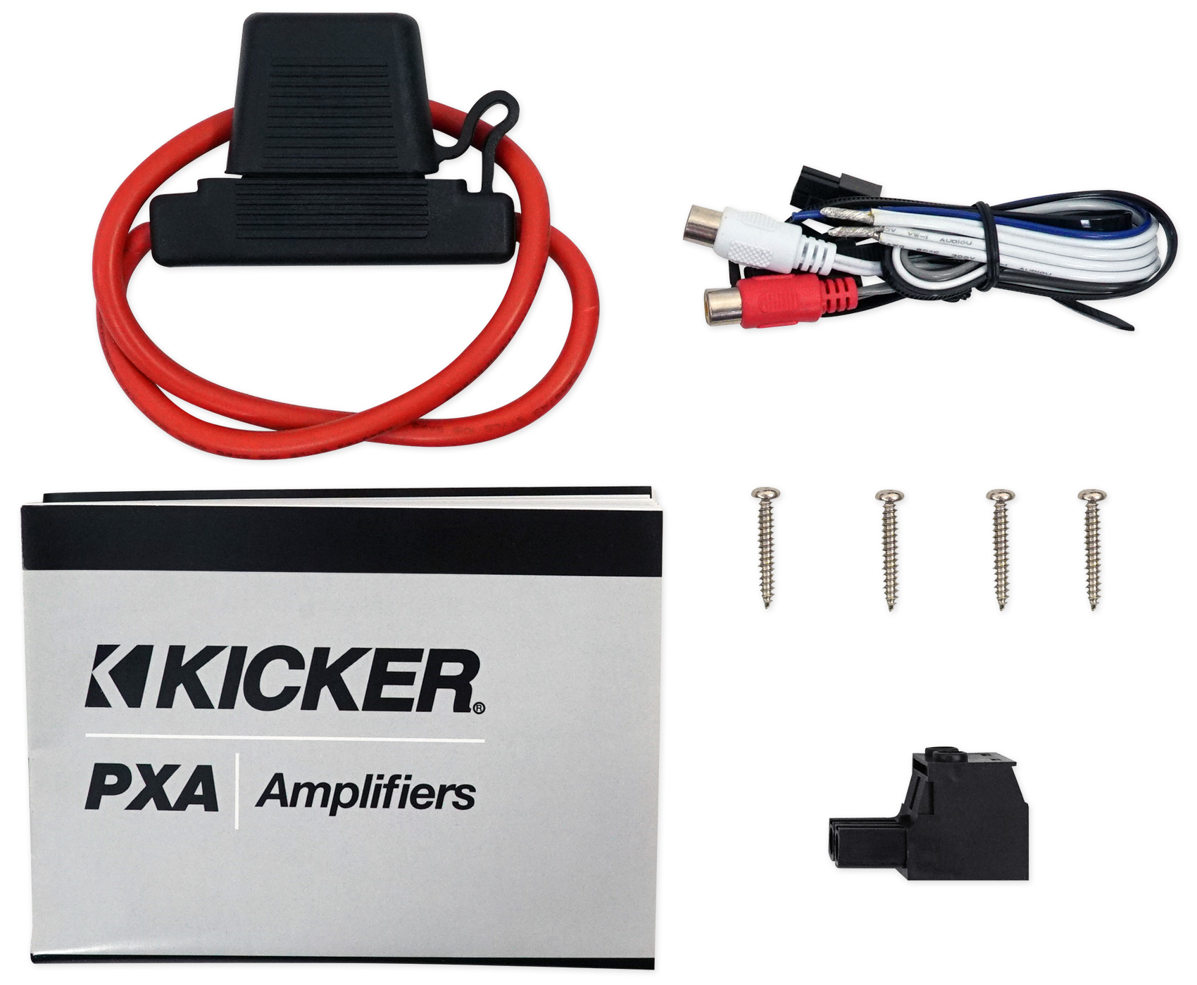 Kicker 42PXA500.1 500w Mono Amp for Polaris//Motorcycle//ATV//UTV//RZR//Cart+Kit