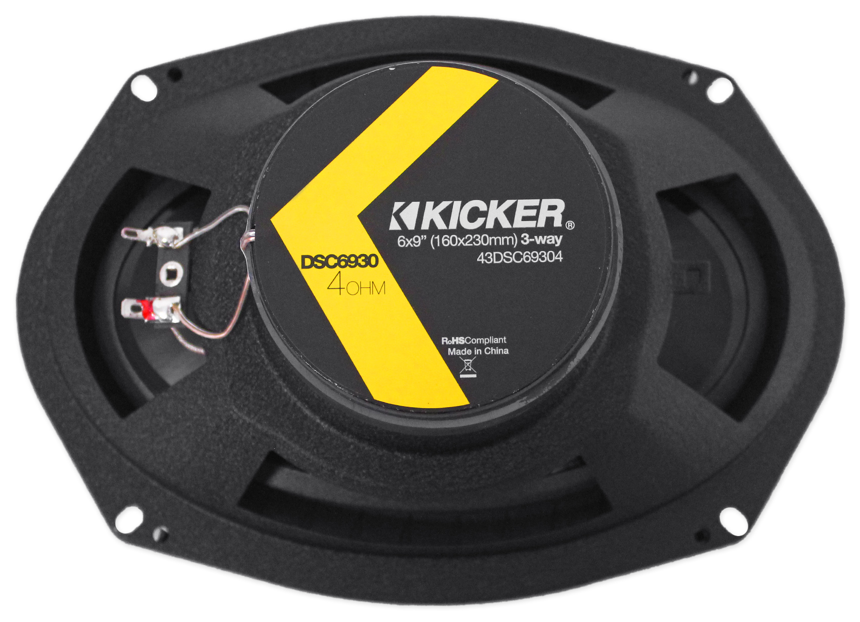 Pair Kicker 43DSC69304 DSC6930 6x9 360 Watt 3Way Car Audio Speakers 4