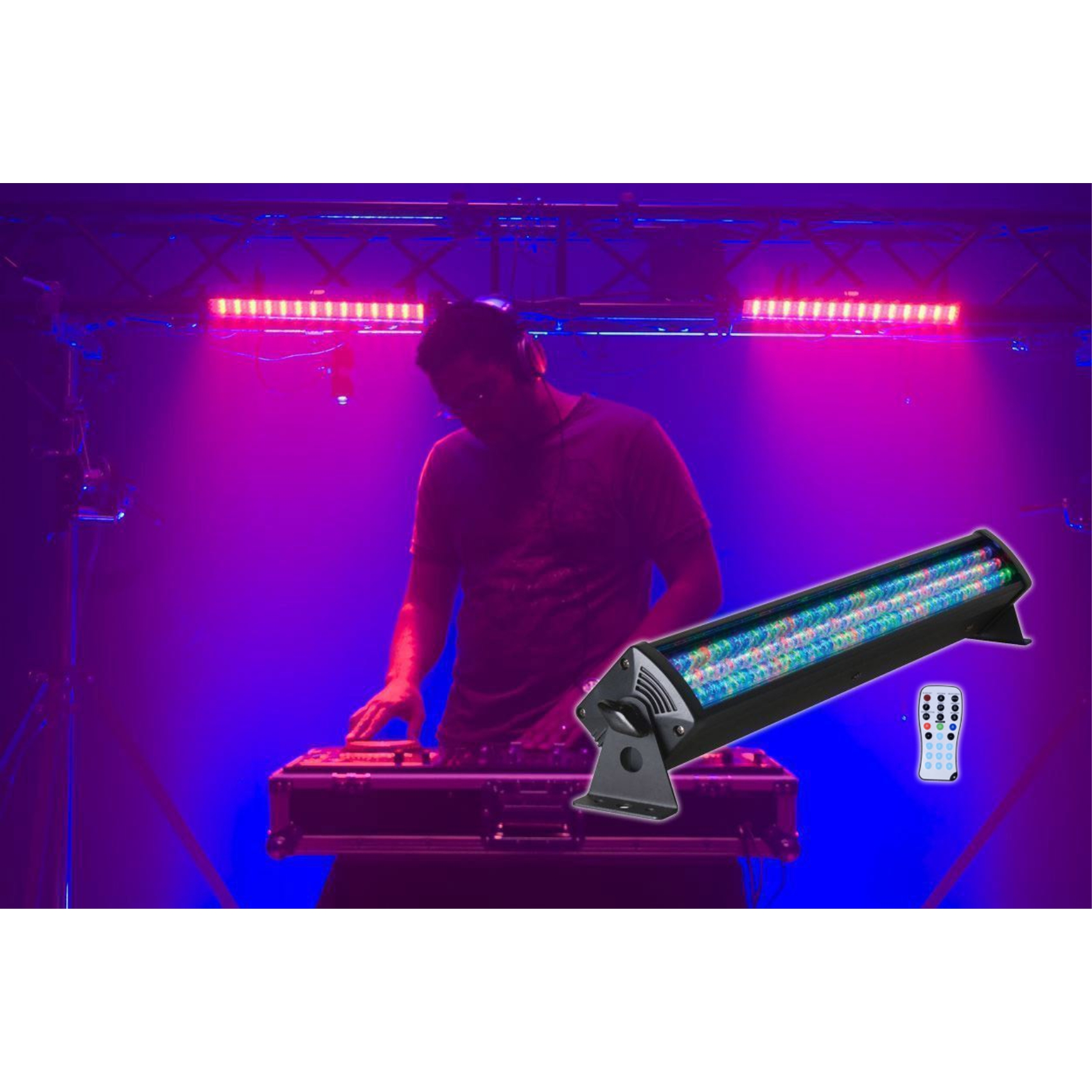 American DJ Mega Bar 50RGB RC 50 RGB LED Color Wash+Wireless Remote 2