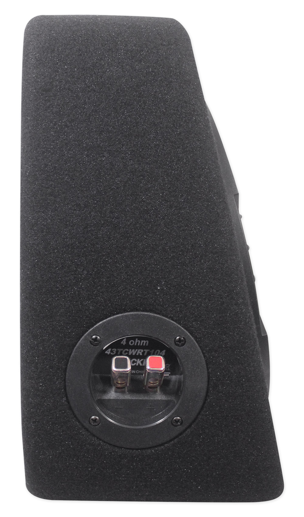 Kicker 43TCWRT104 10" Shallow Car Subwoofer In Slim Sub Box+Amplifier