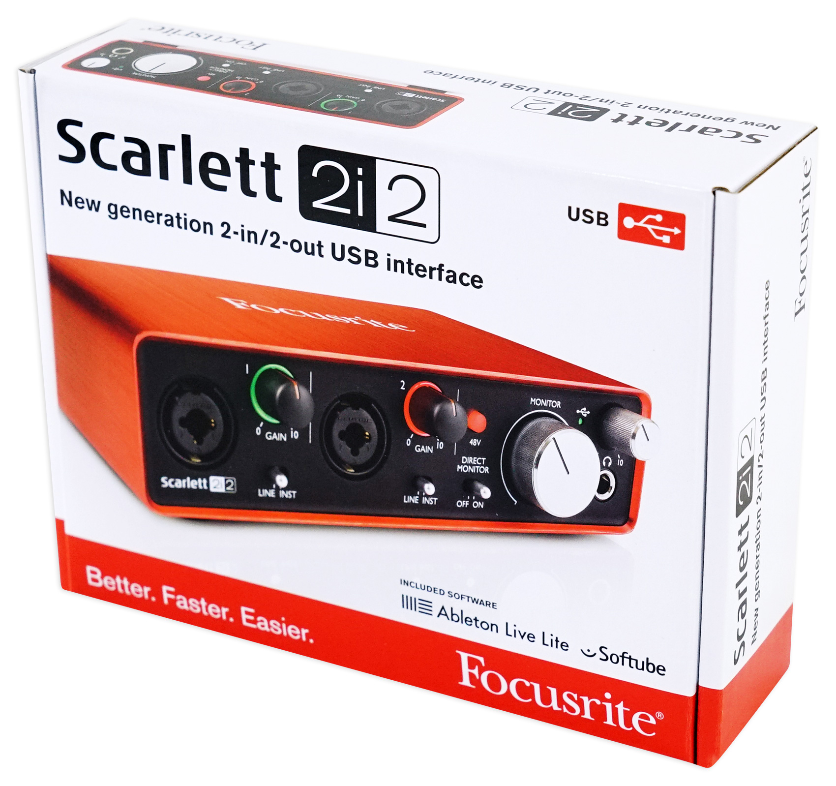 focusrite scarlett 2i2 line outputs