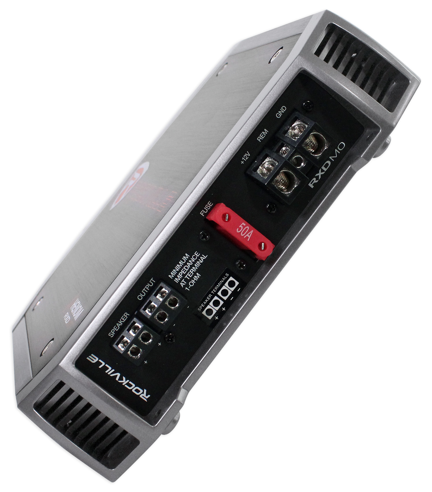 Rockville RXDM0 1200 Watt/600w RMS Mono Class D 1 Ohm Amplifier Car