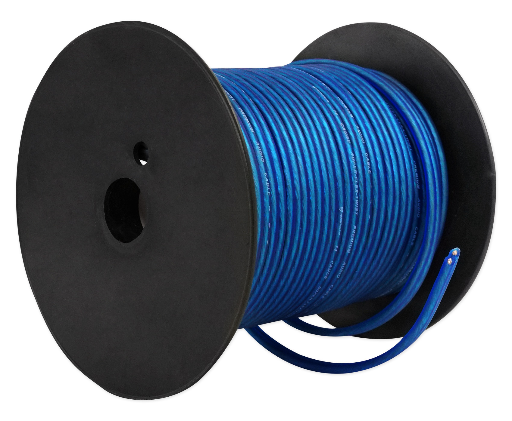 Rockville R14GBLU100 Blue 14 Gauge 100� Foot Mini Spool