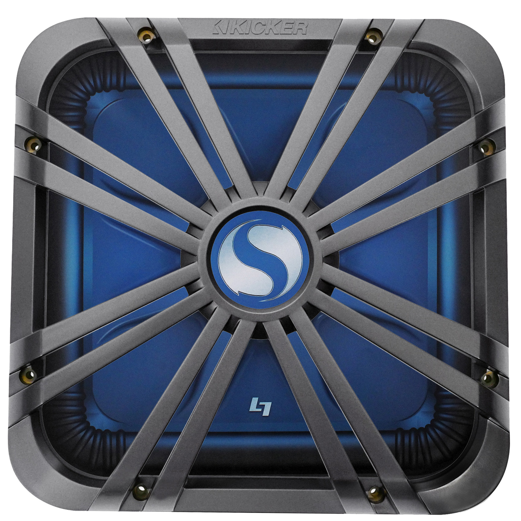Kicker (2) 11L712GLC 12 Charcoal Grille w/LED for SoloBaric 11S12L7 Subwoofer Sub & 41KMLC Remote Bundle Kicker (2) 11L712GLC 12 Charcoal Grille w/LED for SoloBaric 11S12L7 Subwoofer Sub & 41KMLC Remote Bundle
