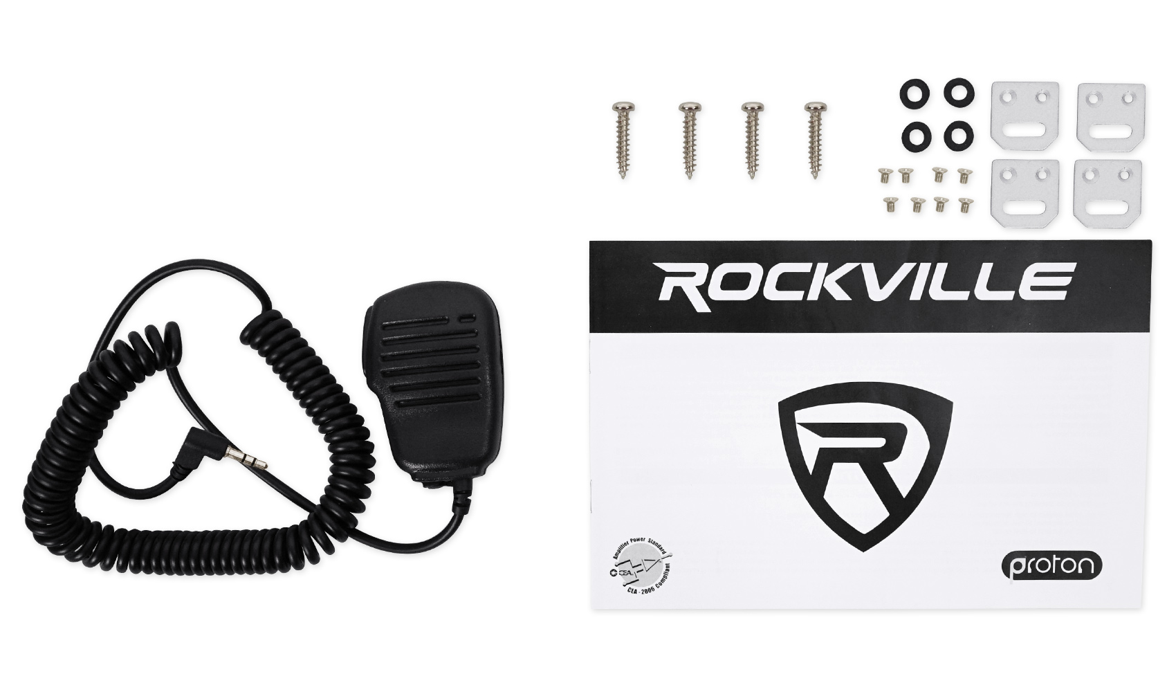 Rockville RXM-S20 Micro Marine/ATV Amplifier 1600w Peak 4 Channel 4x100