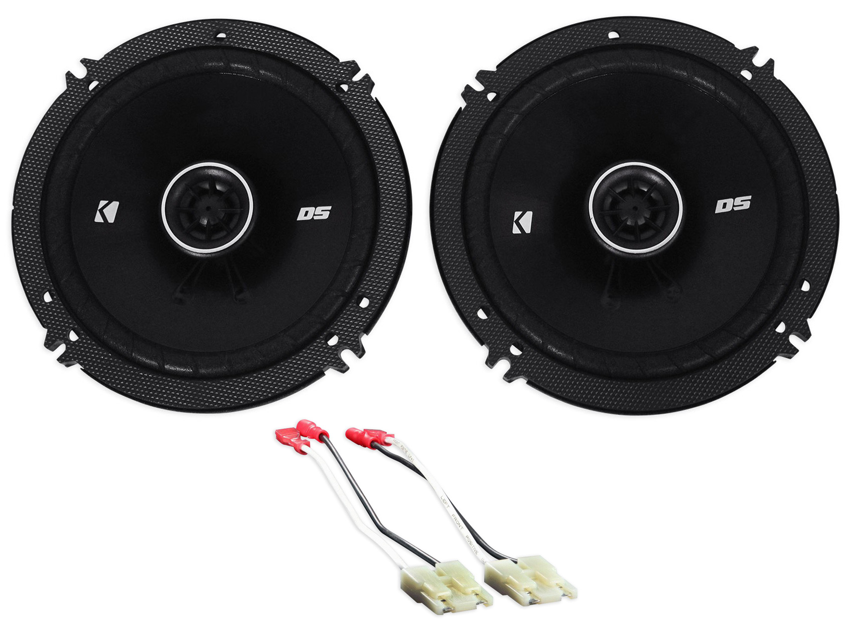Kicker Rear Factory Speaker Replacement Kit For 1999-2004 Jeep