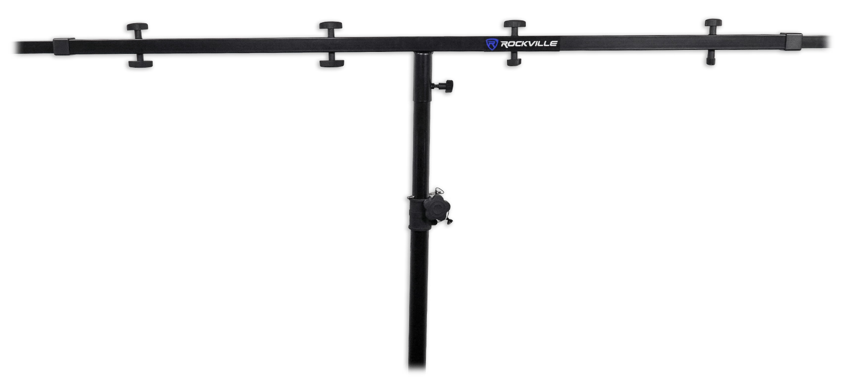 Rockville RCS52 Universal Lighting Cross Bar Stand Adjustable from 5 ft