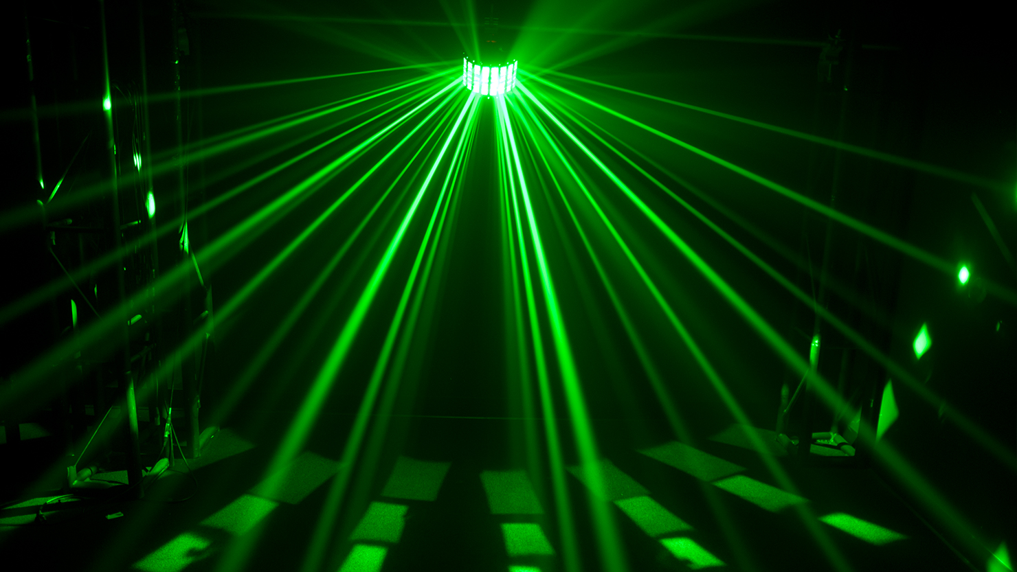 Chauvet DJ Mini Kinta IRC DMX RGBW Derby Club Stage Effect Beam Light