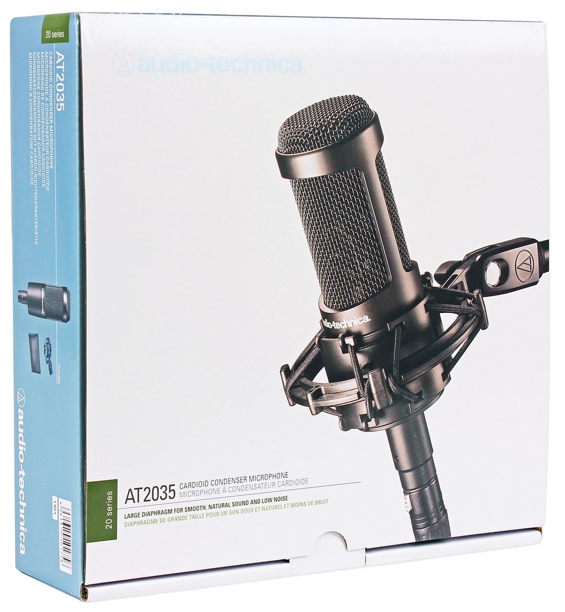 Audio Technica AT2020USB+ PLUS USB Recording Microphone + iPhone/iPad Cable  - Rockville Audio