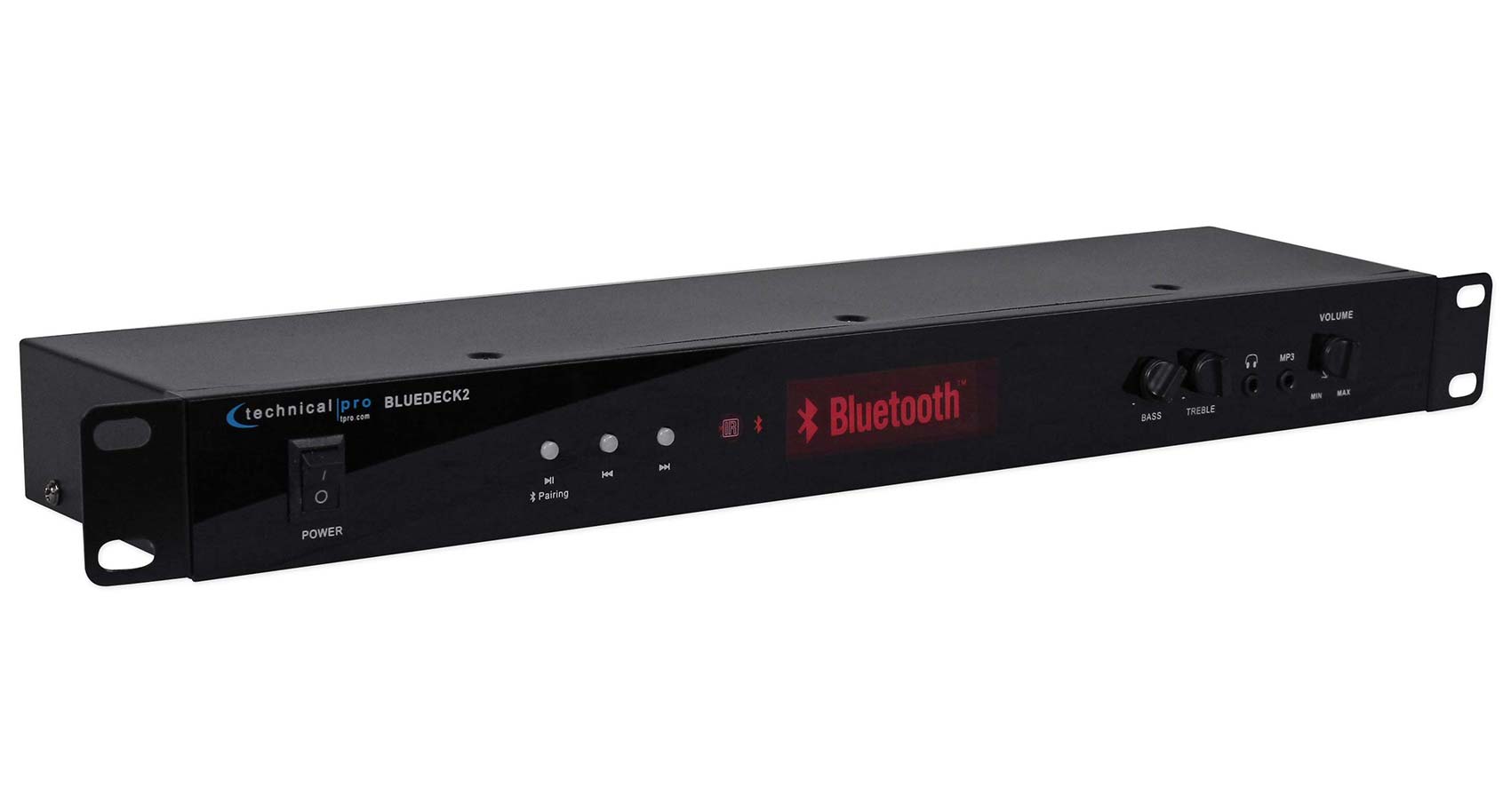 Technical Pro BLUEDECK2 Rack Mountable DJ/Pro Audio Bluetooth Receiver