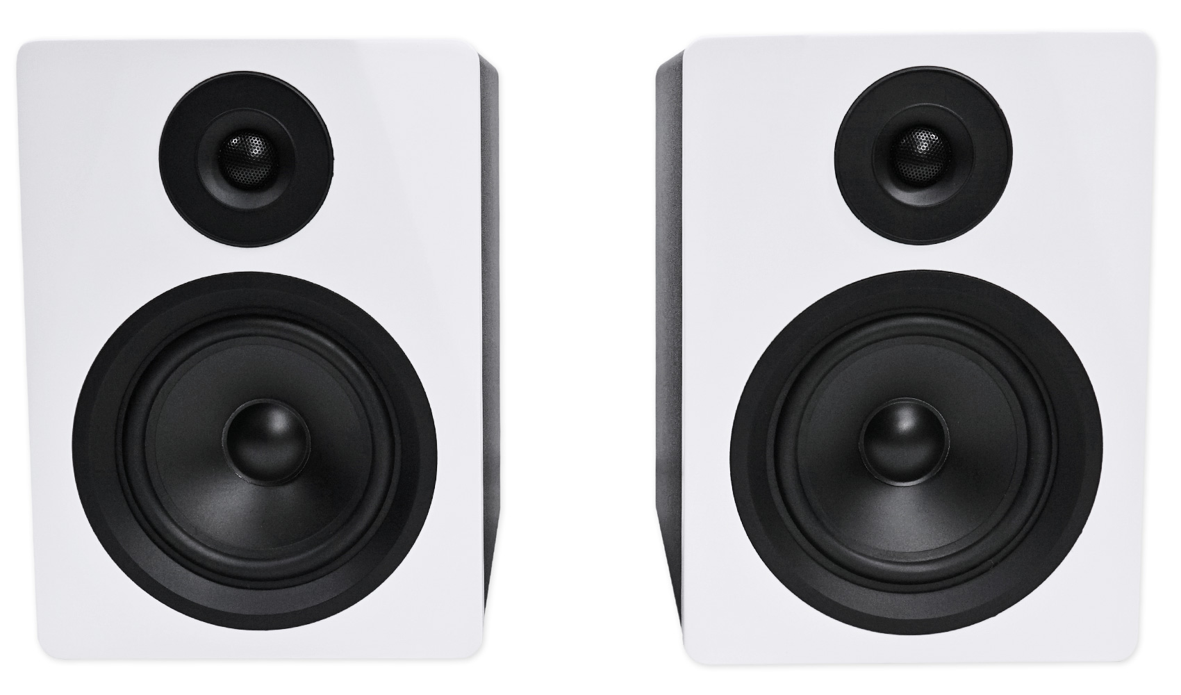 Rockville APM5W 5.25" 2Way 250W Active/Powered USB Studio Monitor Speakers Pair eBay