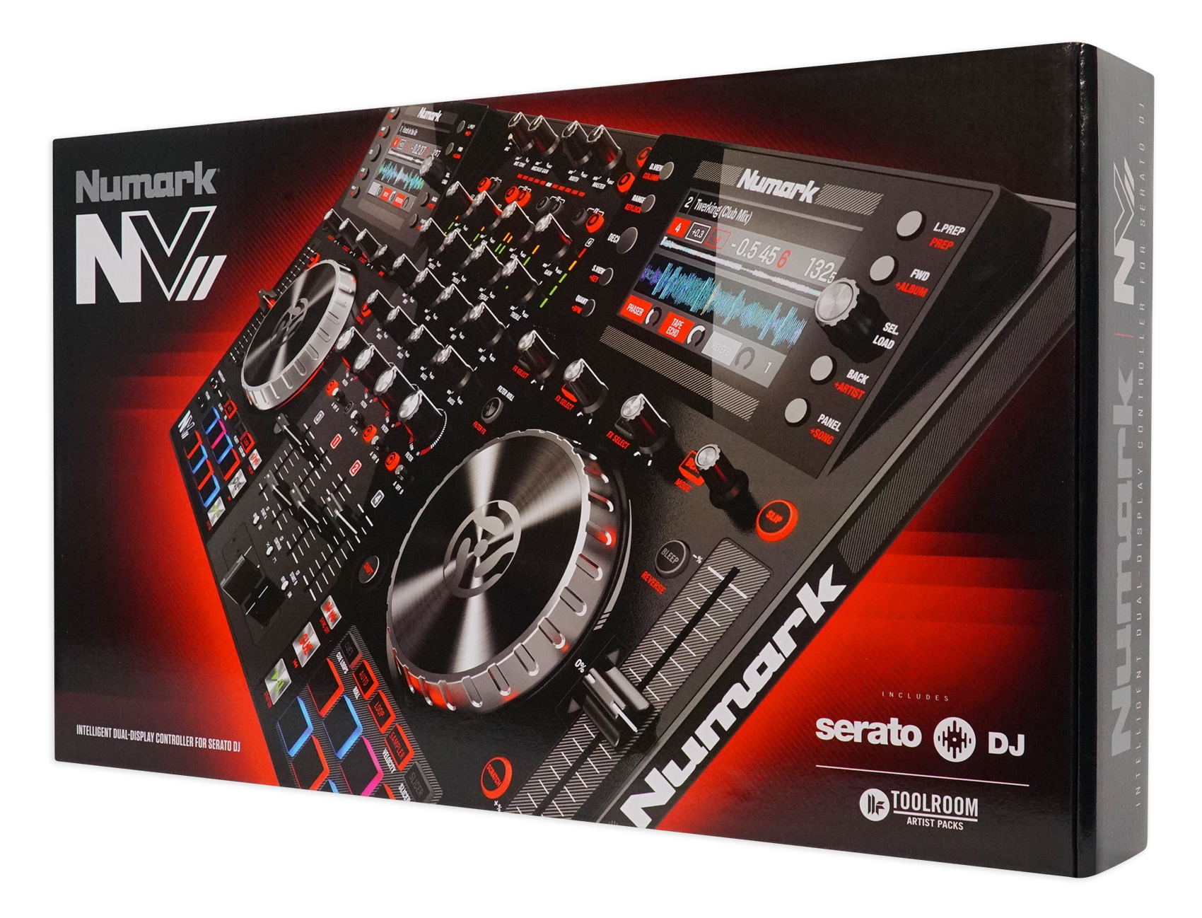 Numark nvii intelligenten Dual Display 4-ch Serato DJ Controller