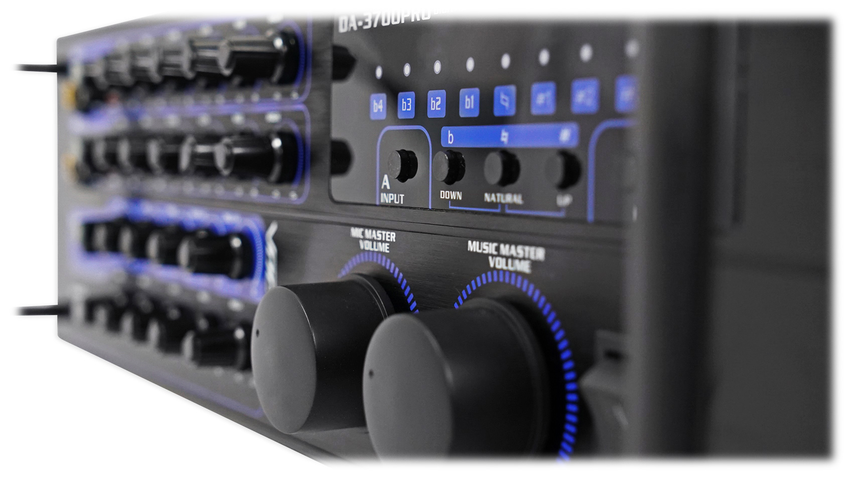 Vocopro DA3700 Pro 240 Watt Powered Karaoke Mixer Amplifier w/ Digital