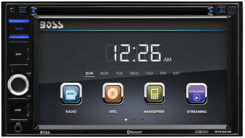 Boss Audio BV9364B 2-Din 6.2" In-Dash Car Bluetooth DVD Receiver W/ USB ...