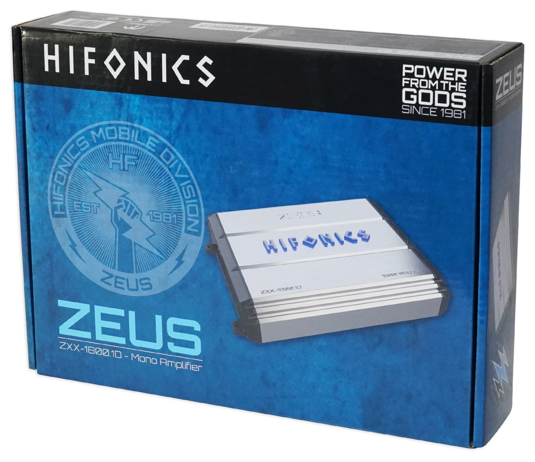 Hifonics Zeus ZXX1800.1D 1800W RMS Mono Block Class D Car Audio