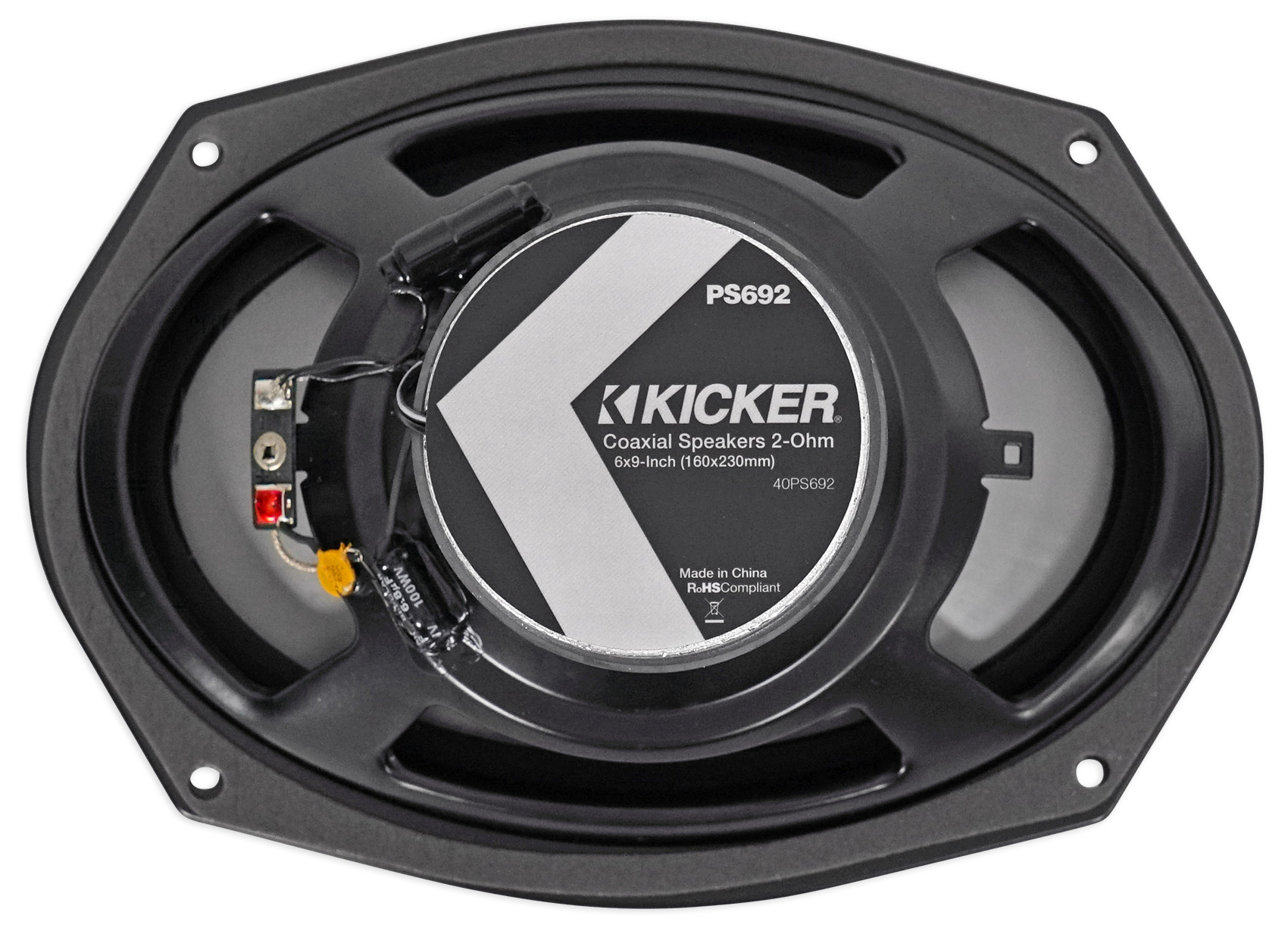 (2) Kicker 40PS692 6x9" 180w Polaris/ATV/UTV/RZR Marine Motorcycle