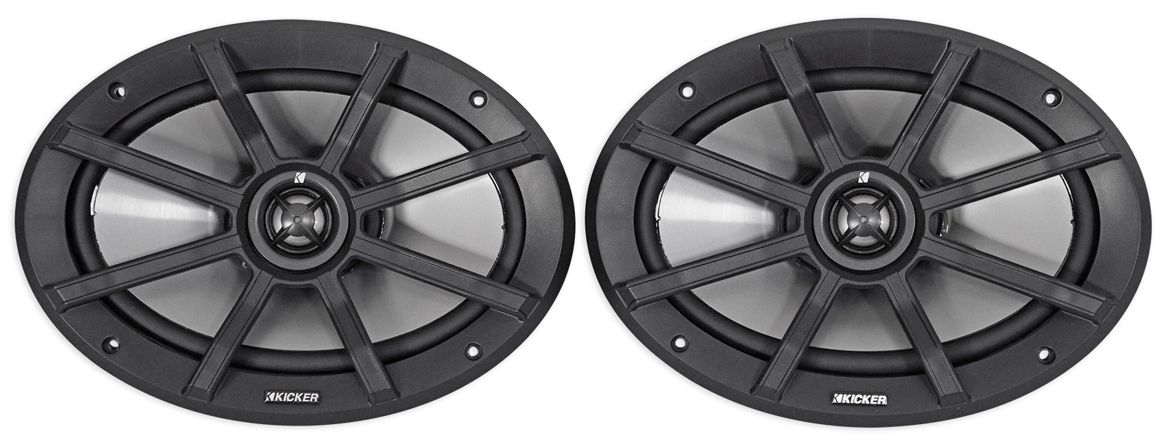 4) Kicker 6x9" Motorcycle Speakers for Polaris/ATV/UTV/RZR+Waterproof