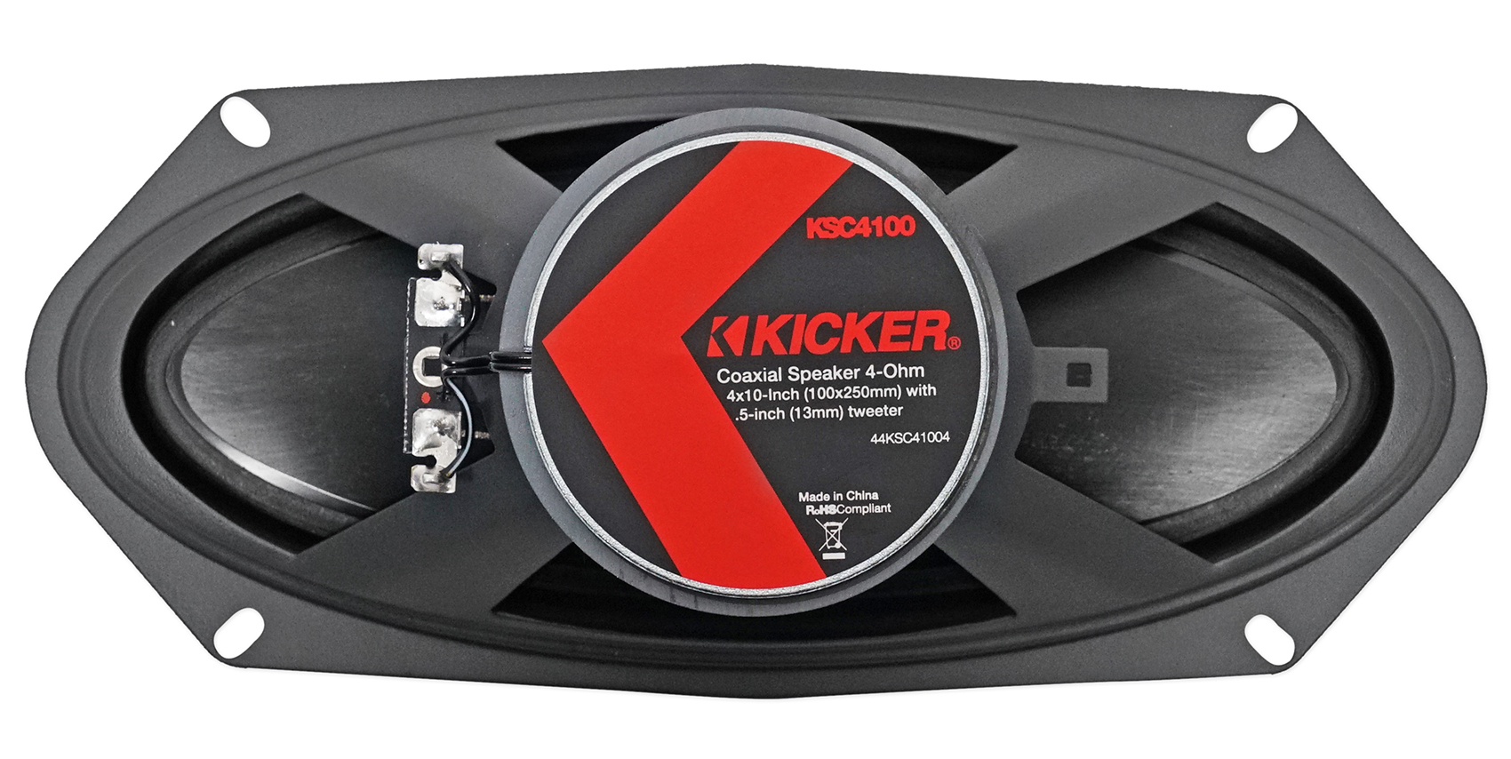 Pair Kicker 44KSC41004 4x10" 300 Watt 2-Way Car Audio Coaxial Speakers