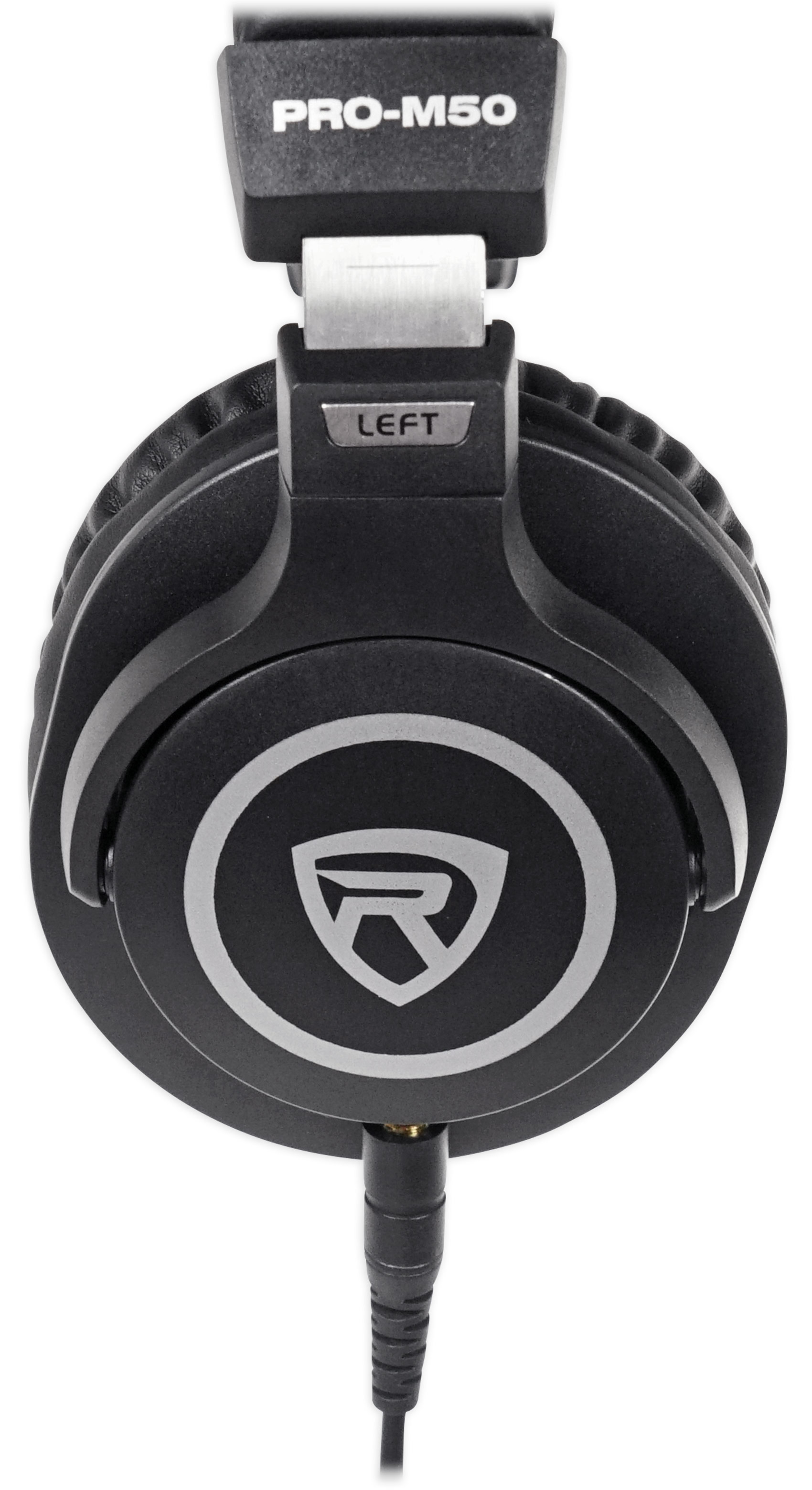 Rockville PROM50 Studio Headphones w/ Detachable Coil Cable, Case