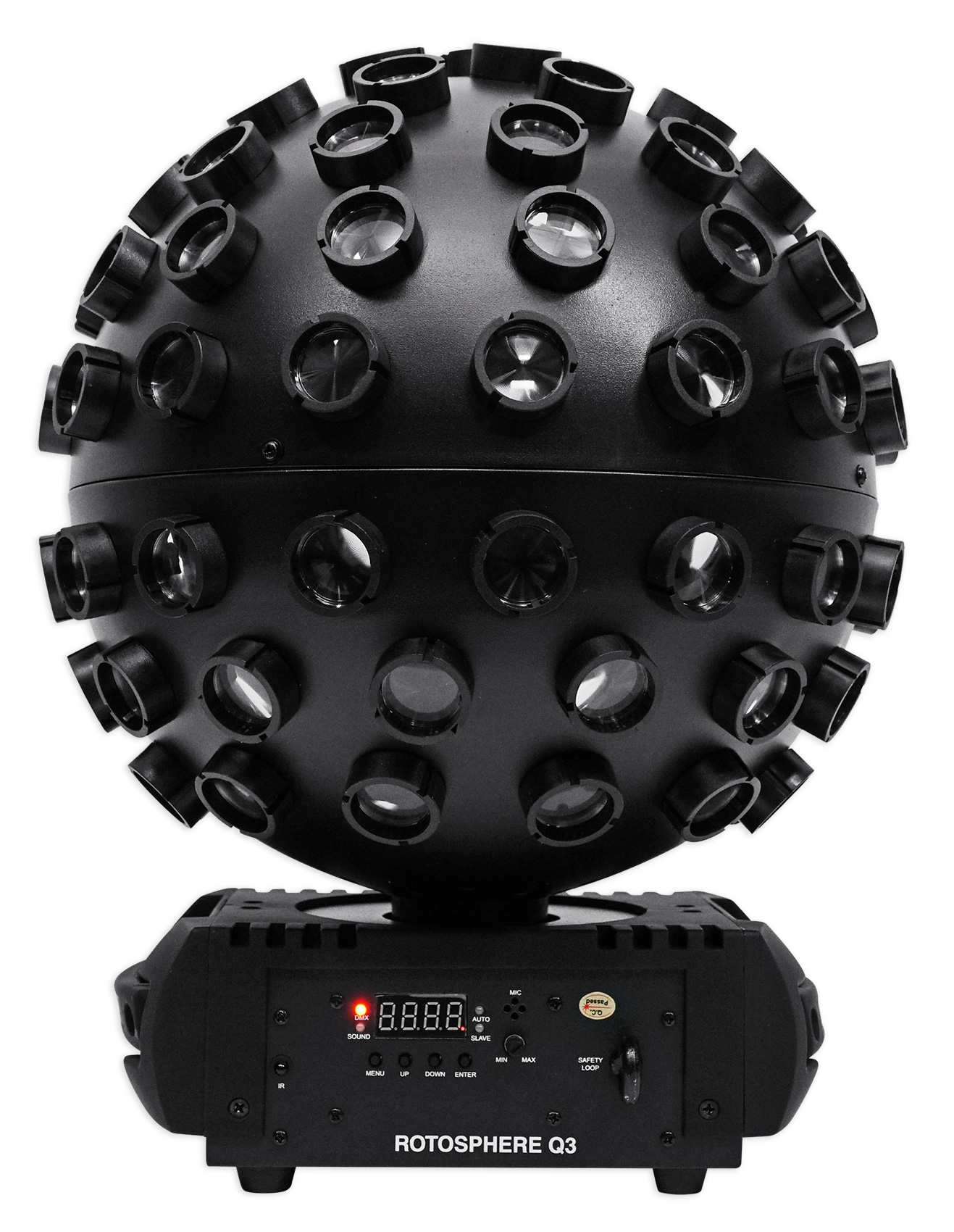 Chauvet DJ Rotosphere Q3 Mirror Ball Dance Floor Effect Light w/Quad