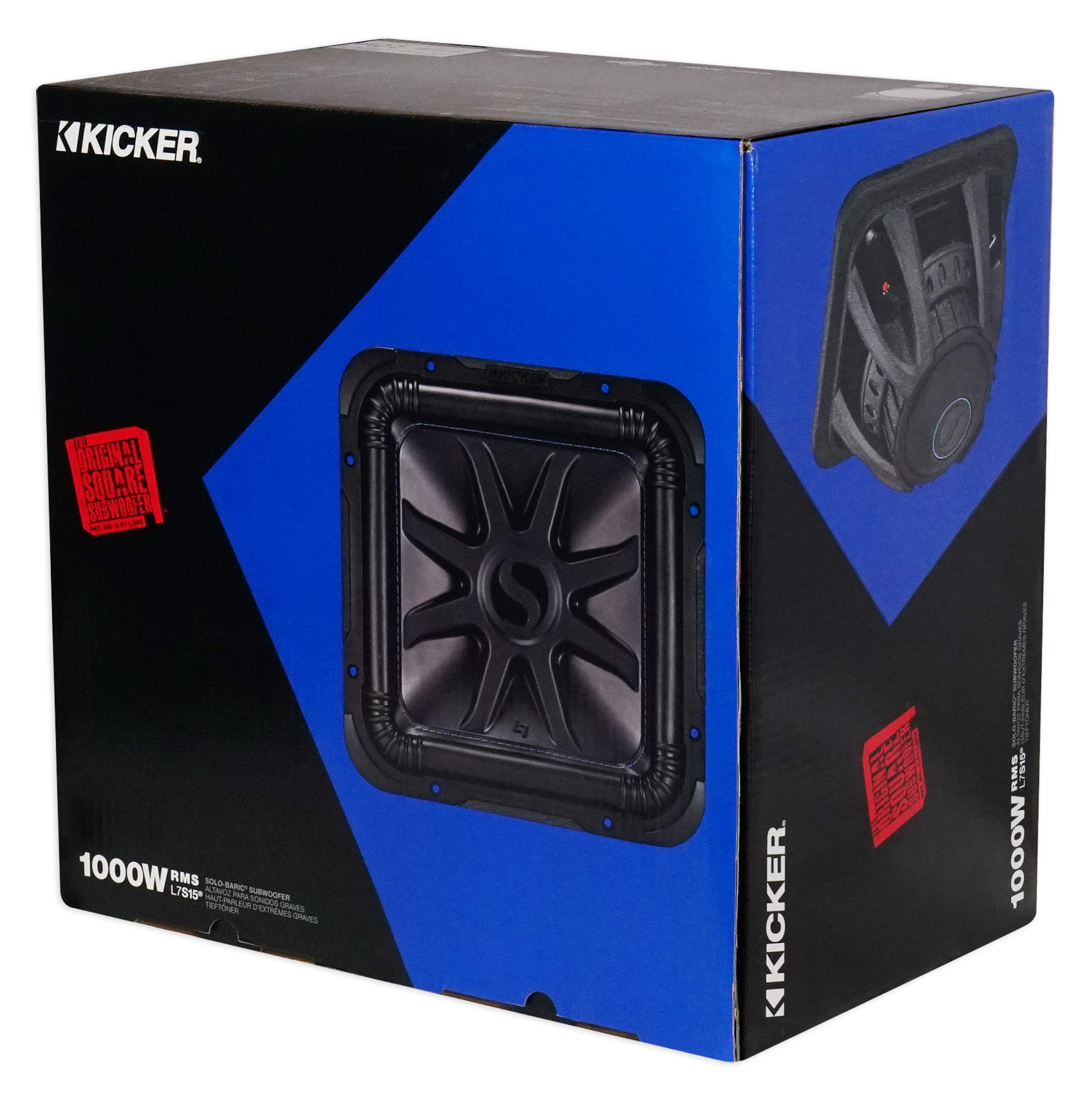 Kicker 15" Solo Baric L7S L7S152 Solobaric Subwoofer+Vented Sub Box