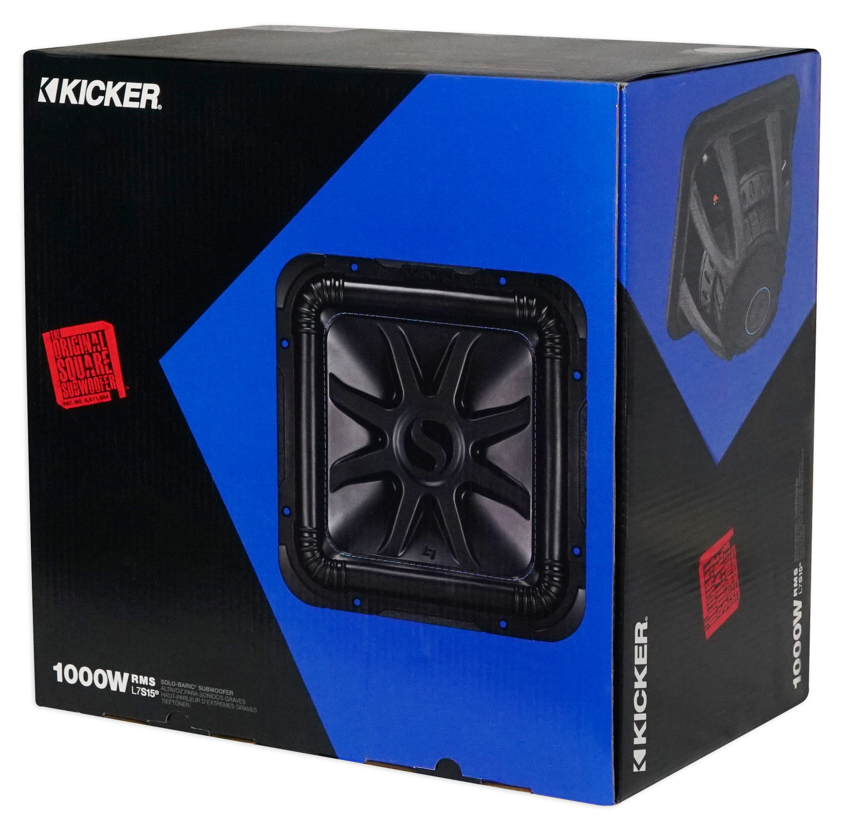 Kicker 15" Solo Baric L7S L7S154 Solobaric Subwoofer + Vented Sub Box