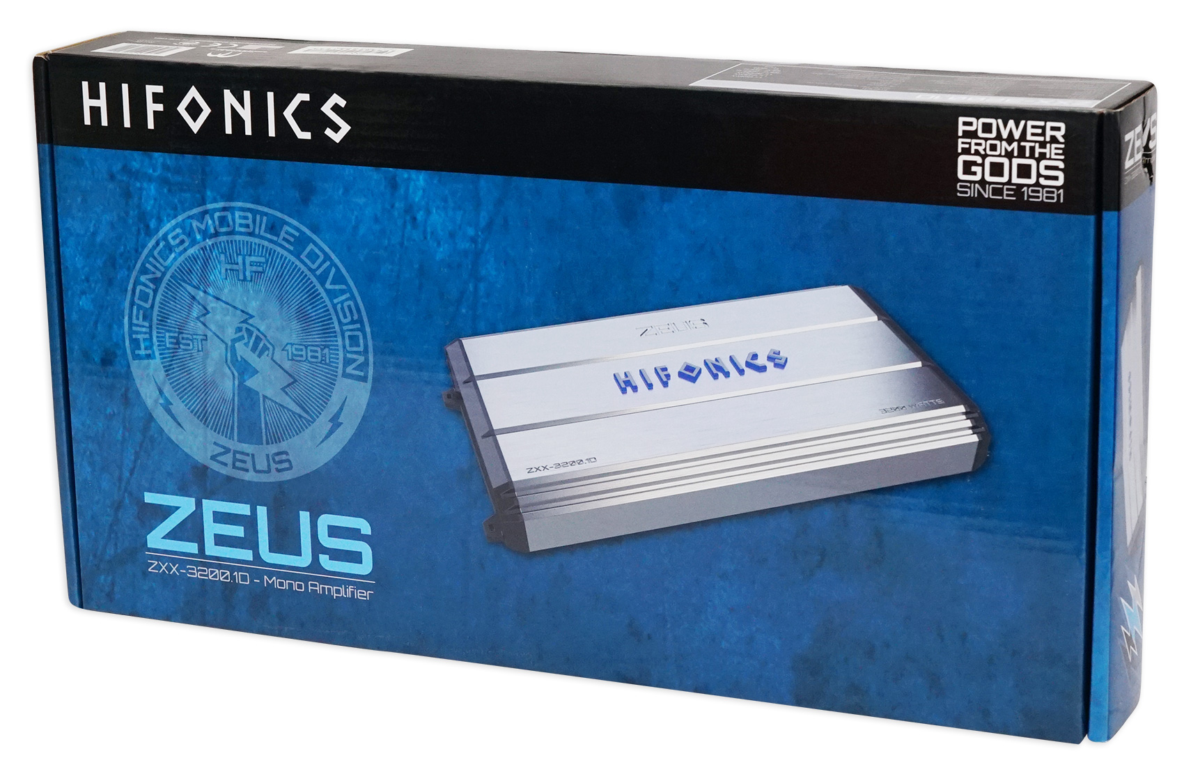 Hifonics Zeus ZXX3200.1D 3200W RMS Mono Block Class D Car Audio