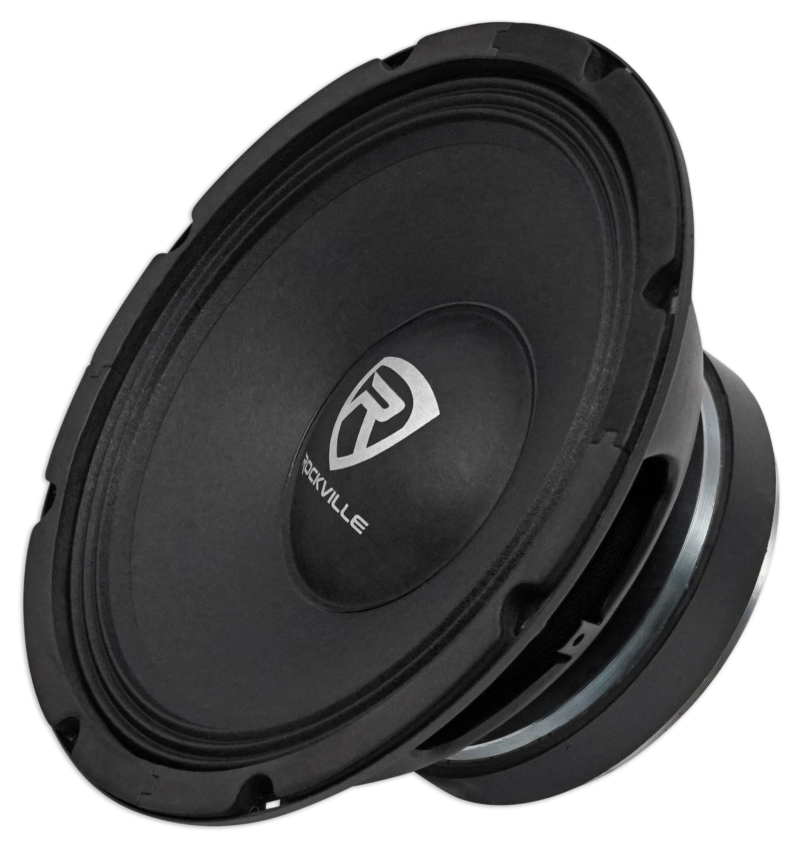 2) Rockville RM108PRO 10" 1200 Watt 8Ohm SPL Car Midrange MidBass Pro