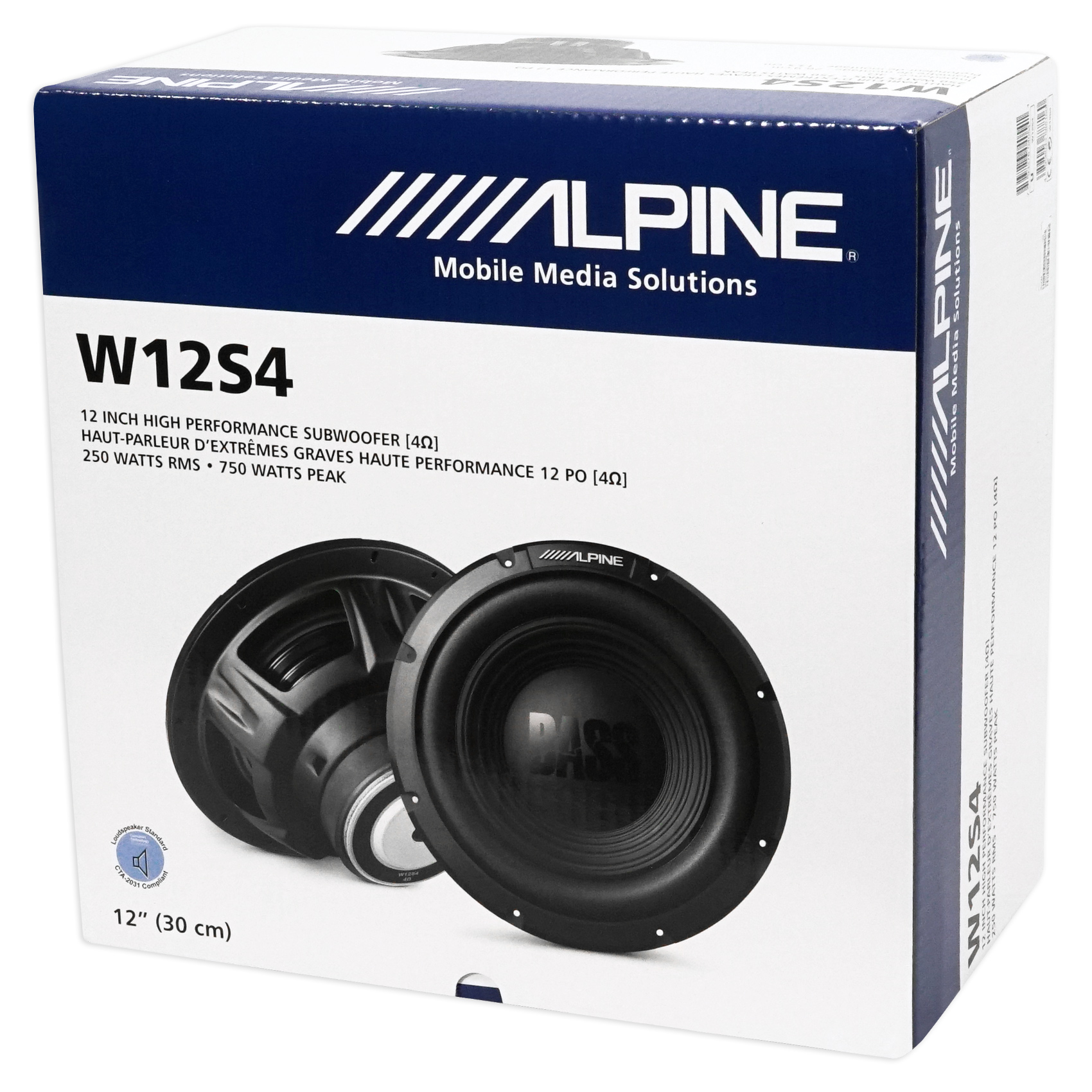2) Alpine W12S4 12