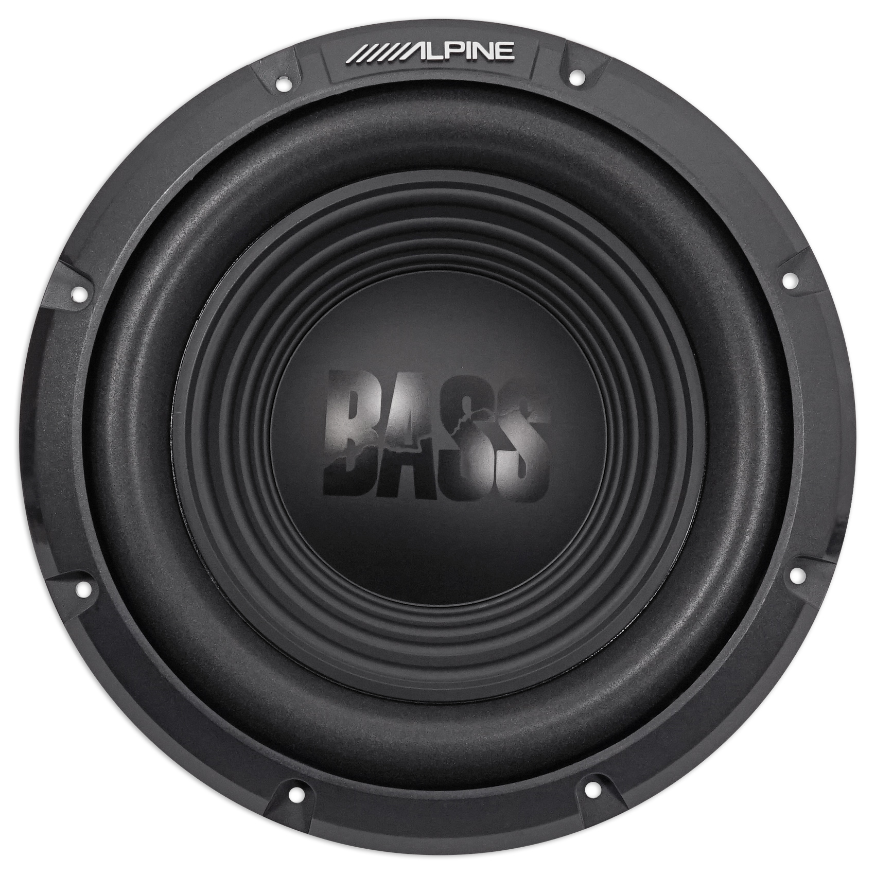 (2) Alpine W10S4 10" 1500 Watt Car Audio Subwoofers + Sealed Sub Box