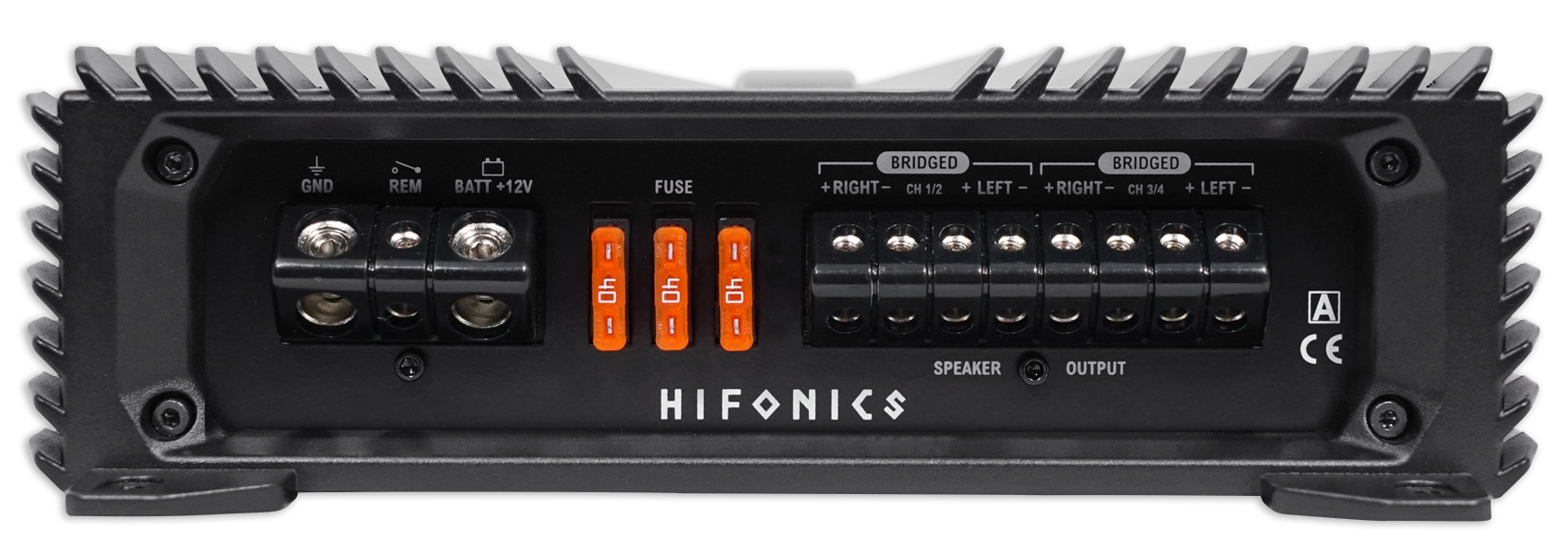 Hifonics Helios 2400 Watt 4Channel 2Ohm Car Stereo Amplifier Class A