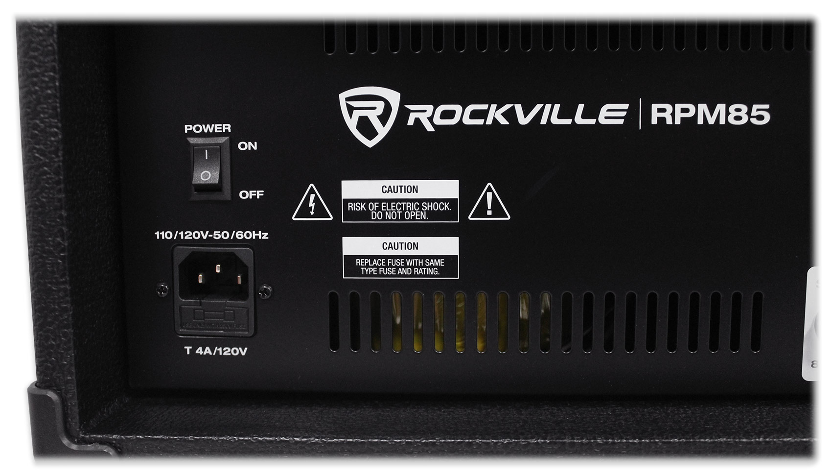 Rockville RPM85 2400w Powered 8 Channel Mixer, USB, 5 Band EQ, Effects ...