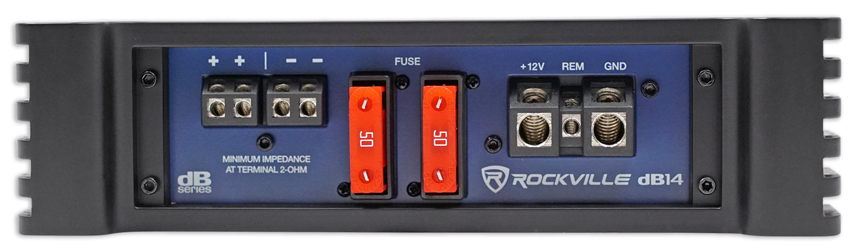 Rockville dB14 4000 Watt/1000w RMS Mono Class D 2 Ohm Amplifier Car