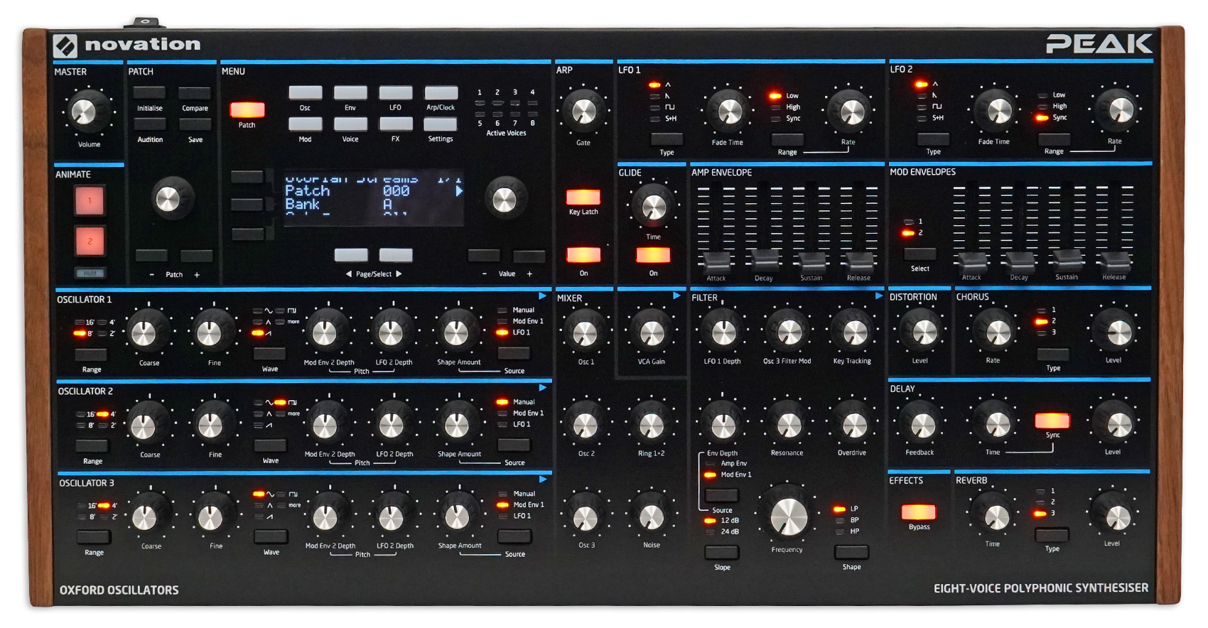 DTM・DAW Novation Peak Novation Peak Eight-Voice Desktop MIDI USB Polyphonic Synthesiser