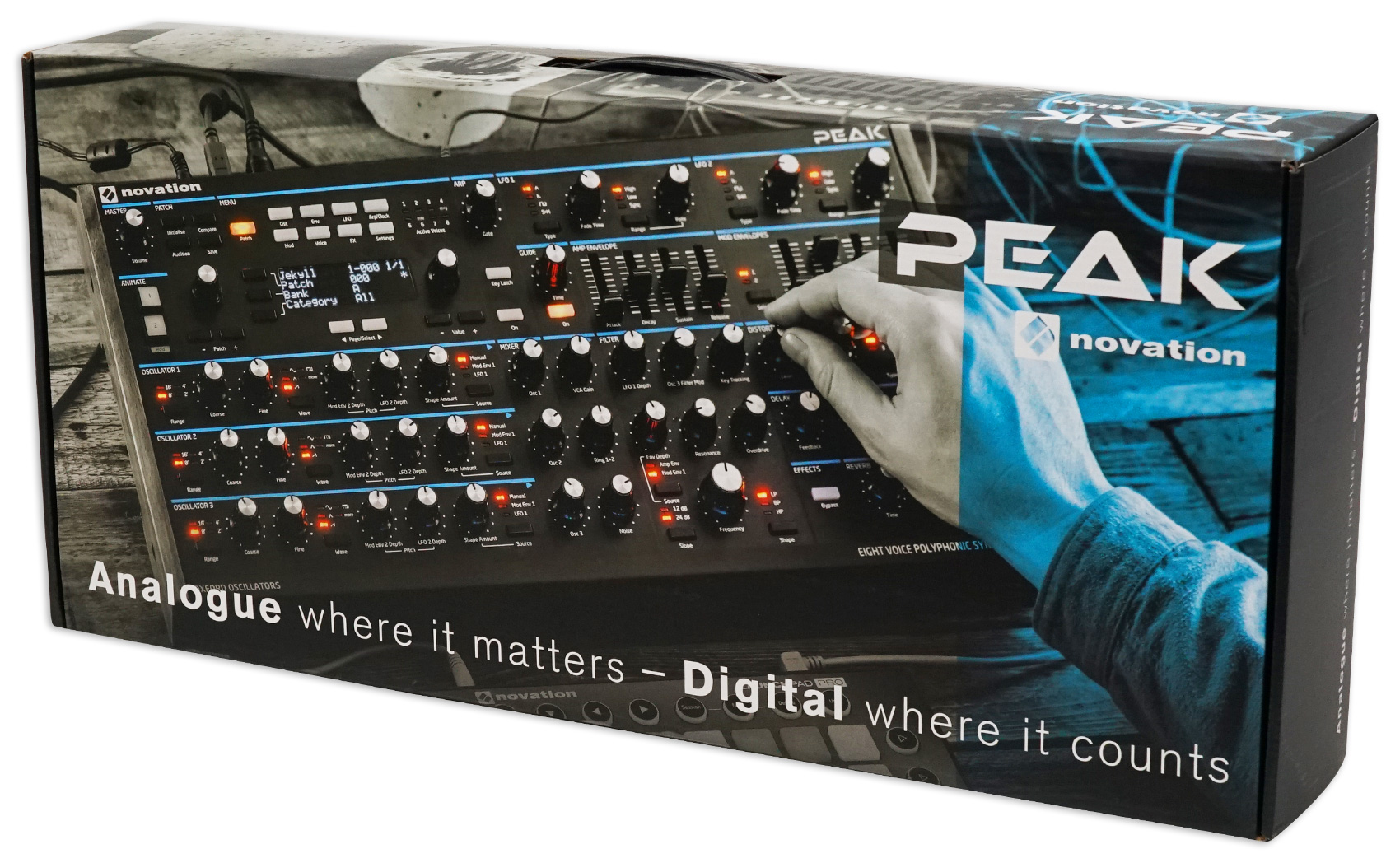 Novation Peak Eight-Voice Desktop MIDI USB Polyphonic Synthesiser