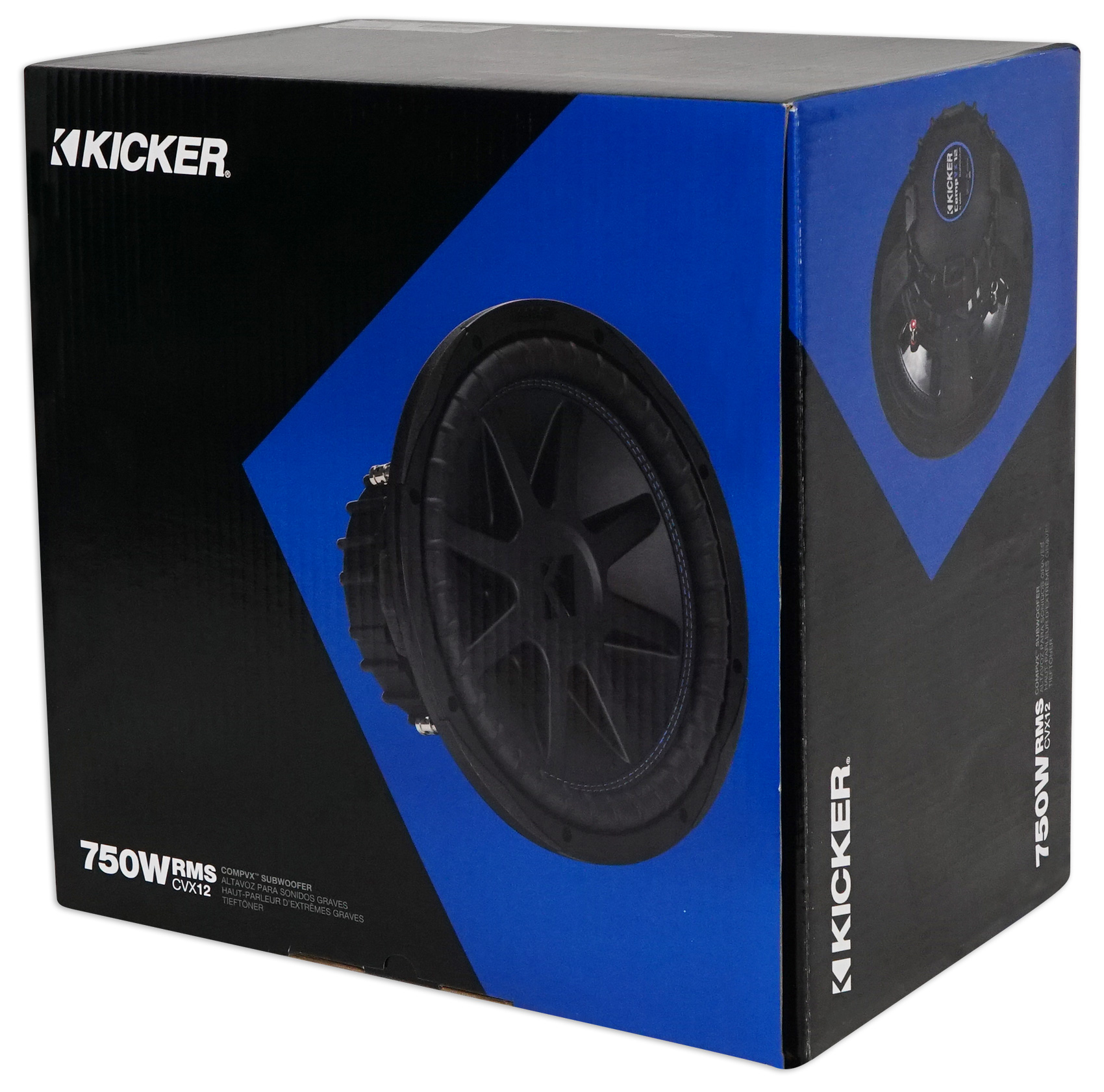 Kicker 44CVX122 Comp VX CVX 12" 1500 Watt Car Subwoofer Sub CVX122