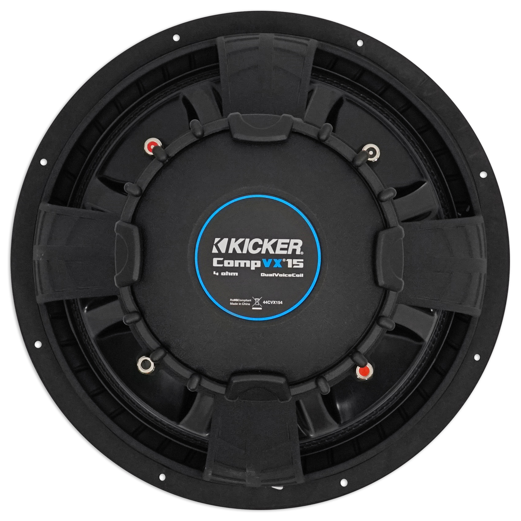 Kicker 44CVX154 15" CVX Comp VX 1000w RMS Car Subwoofer+Sealed Sub Box